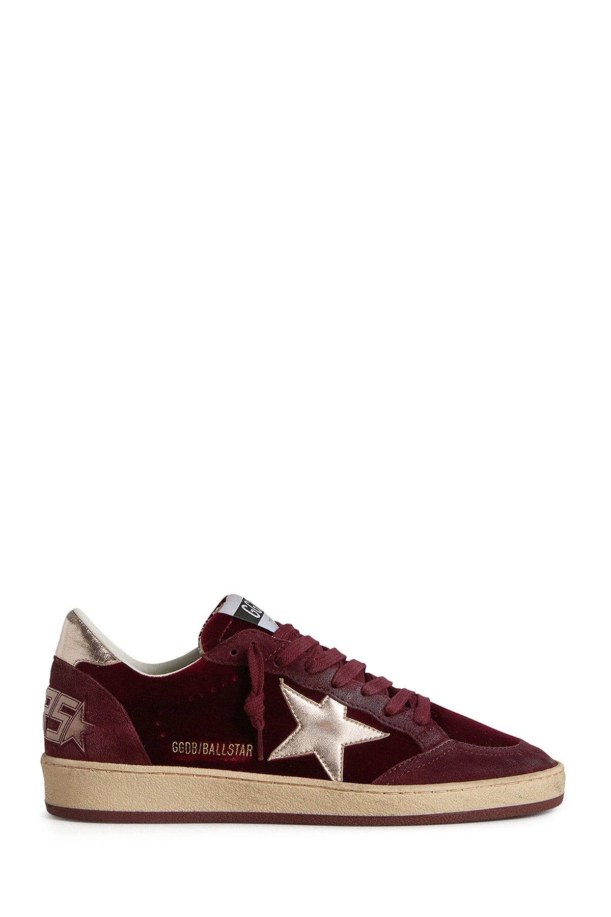 Golden Goose Damen Sneaker Ball Star Bordeaux/Silber RUBY RED/SILVER 40533 Bild 1