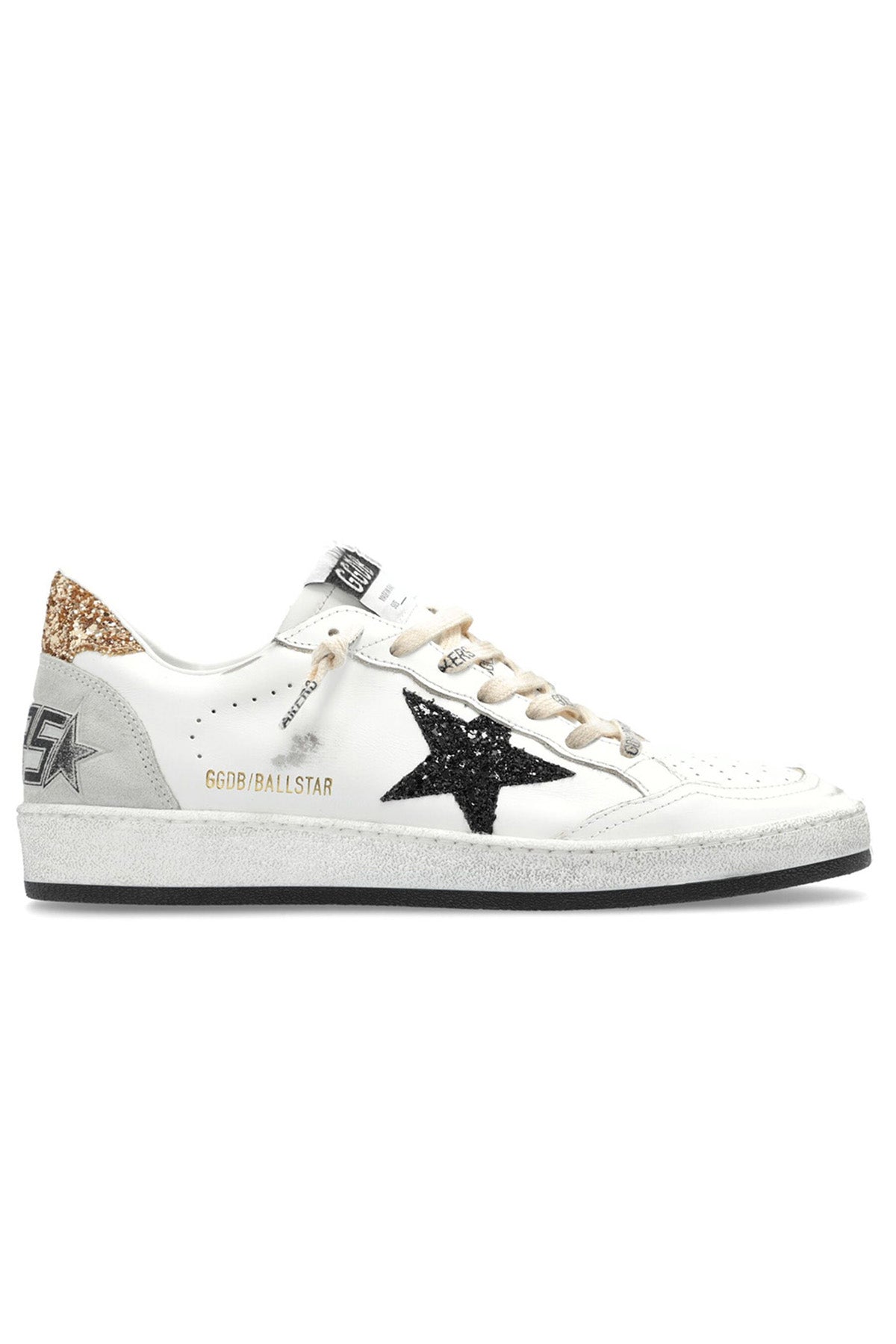 Golden Goose Damen Sneaker Ball Star Glitter Weiss/Gold WEISS Bild 1