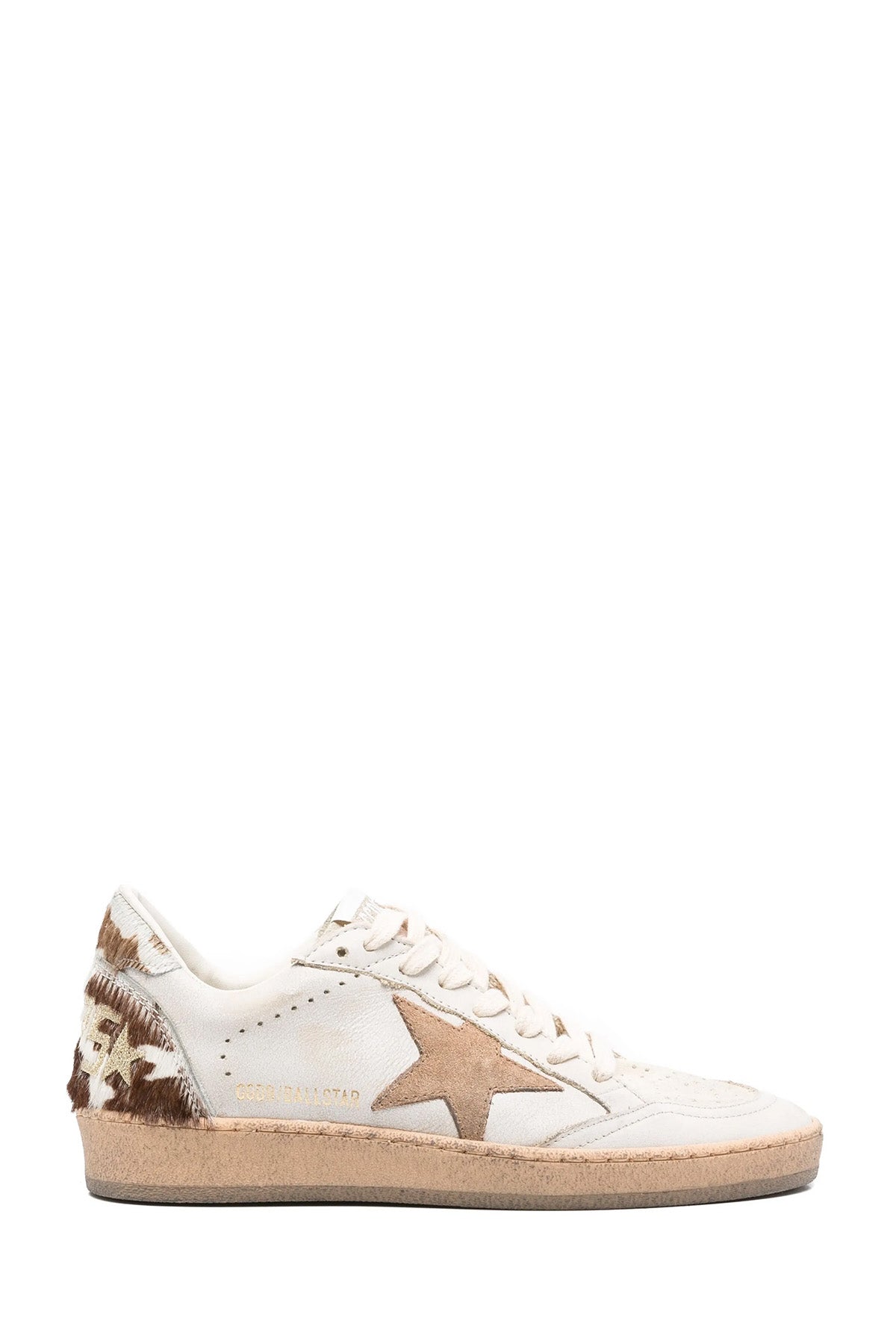 Golden Goose Damen Sneaker Ball Star Weiss/Beige WHITE/EGGNOG/CARAMEL/WHITE BROWN COW 83103 Bild 1