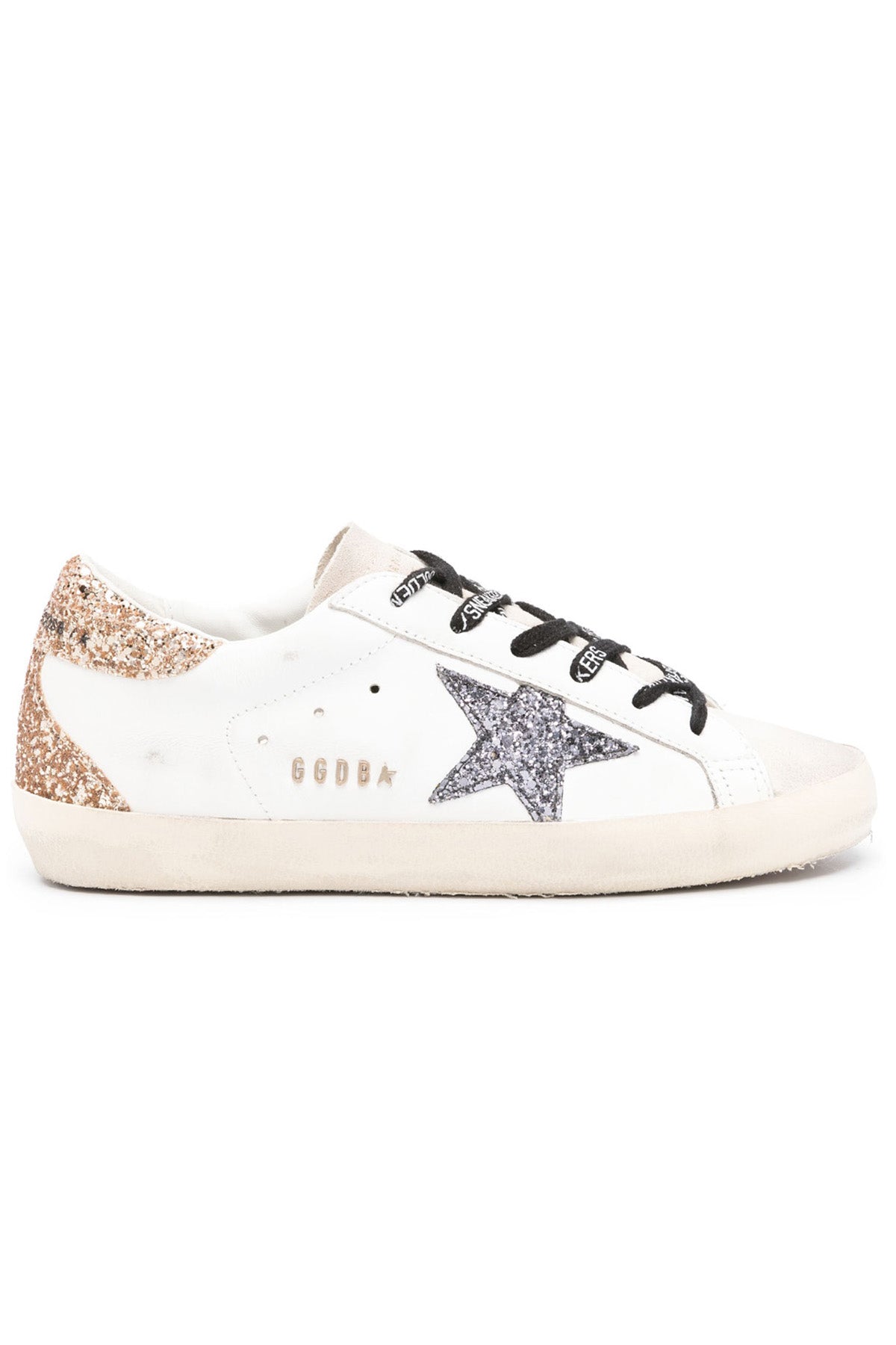 Golden Goose Damen Sneaker Super Star Glitter Weiss WEISS Bild 1