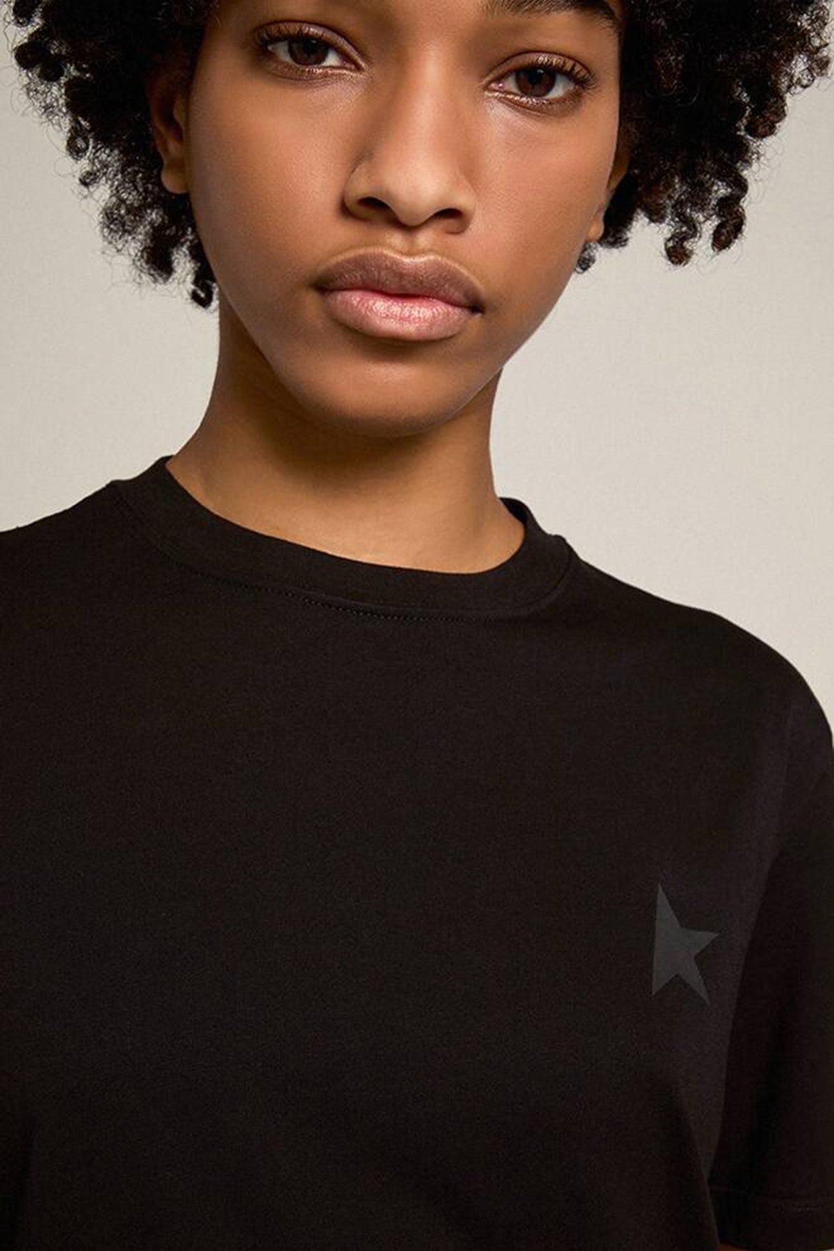 Golden Goose Damen T-Shirt Small Star Schwarz SCHWARZ Bild 3