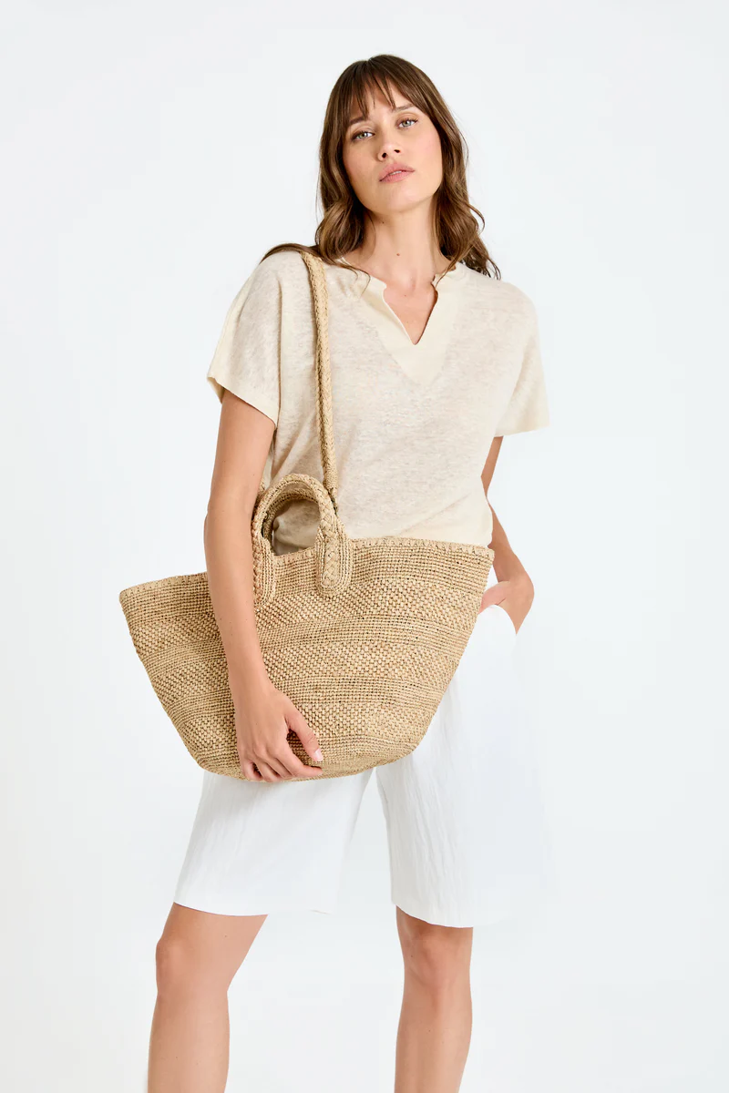 IBELIV Damen Korbtasche Soma Beige BEIGE Bild 3