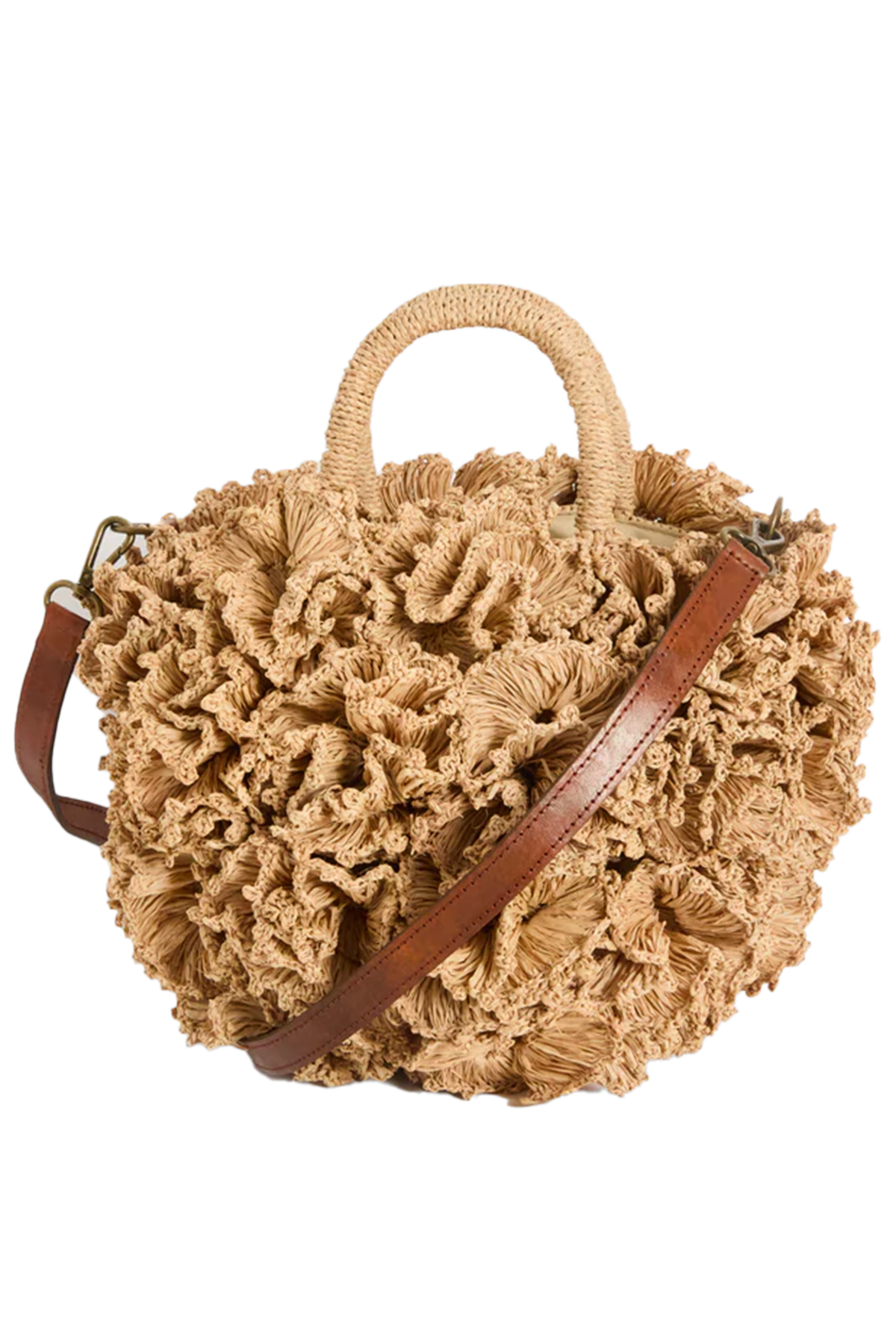 IBELIV Damen Kugeltasche Coral Beige BEIGE Bild 1