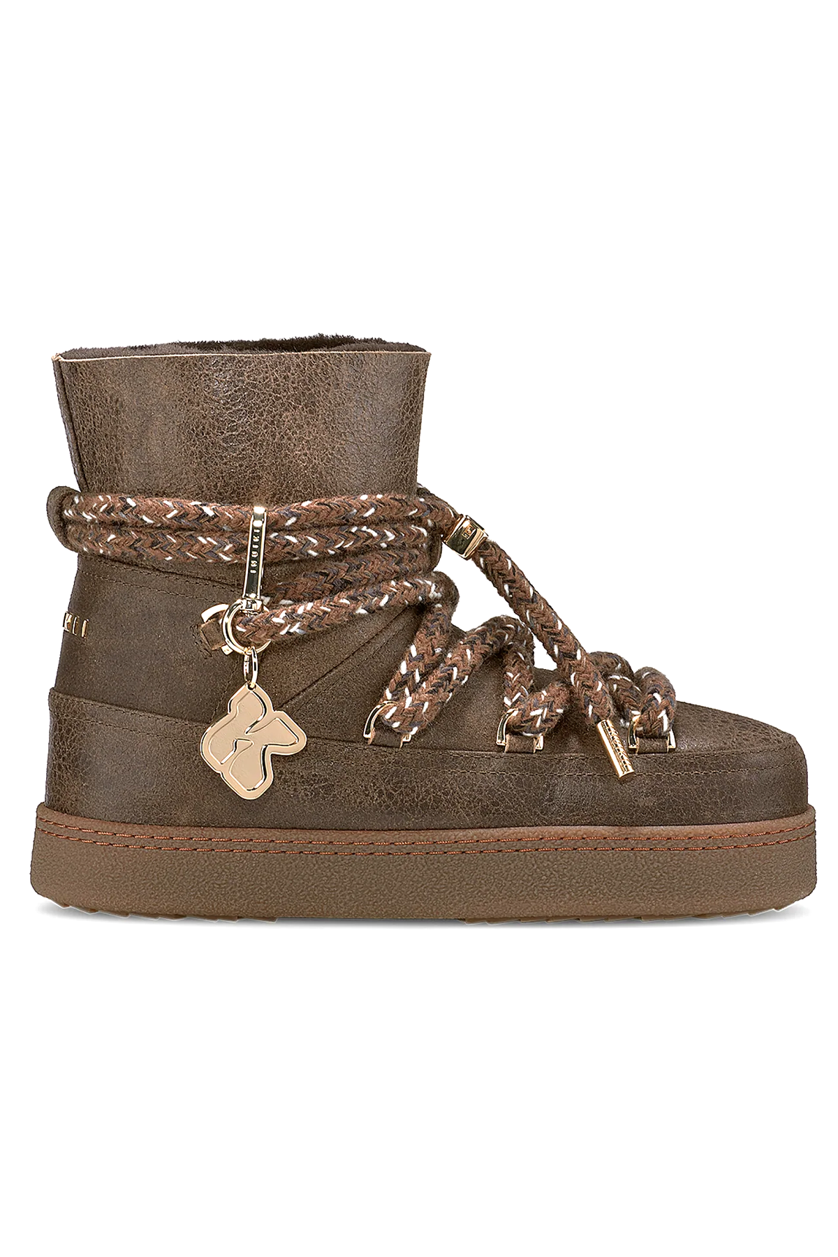 INUIKII Damen Boot Vintage Braun brown Bild 1