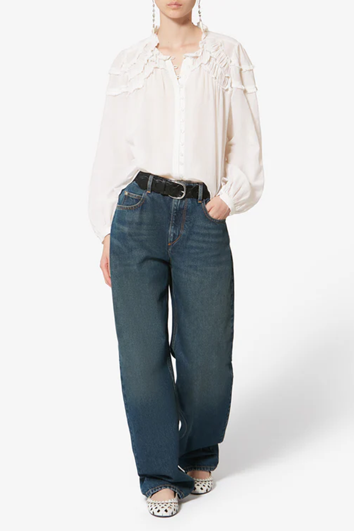 Isabel Marant Étoile Damen Bluse Christa Weiss WEISS Bild 2