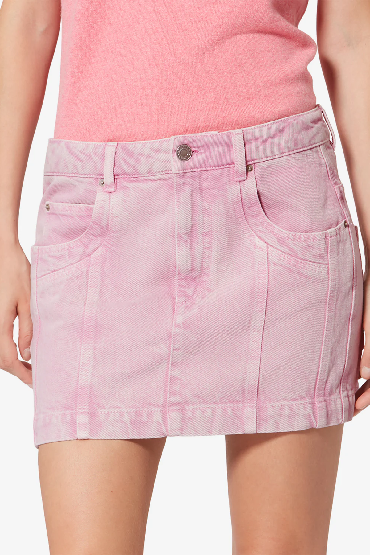 Isabel Marant Étoile Damen Jeansrock Juana Rosa PINK Bild 3