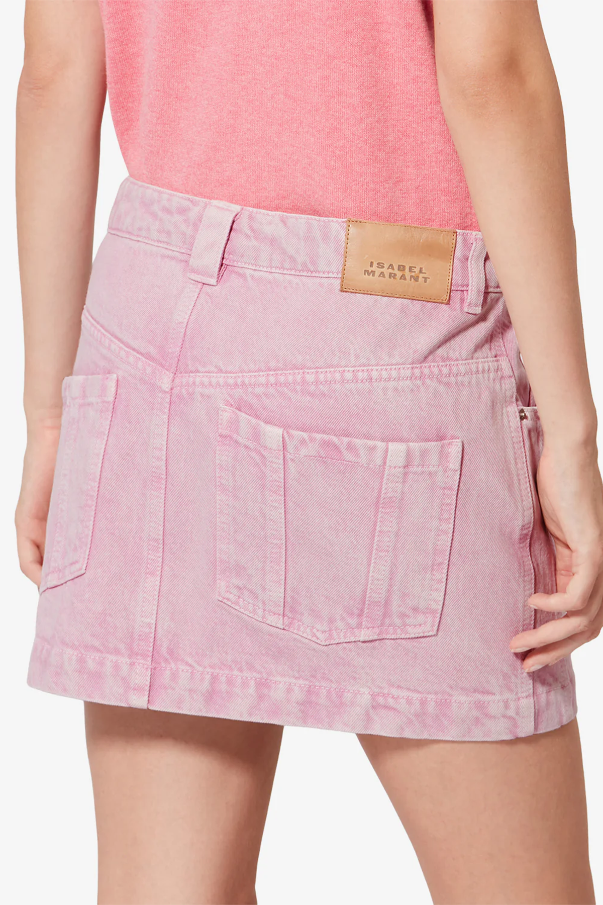 Isabel Marant Étoile Damen Jeansrock Juana Rosa PINK Bild 4