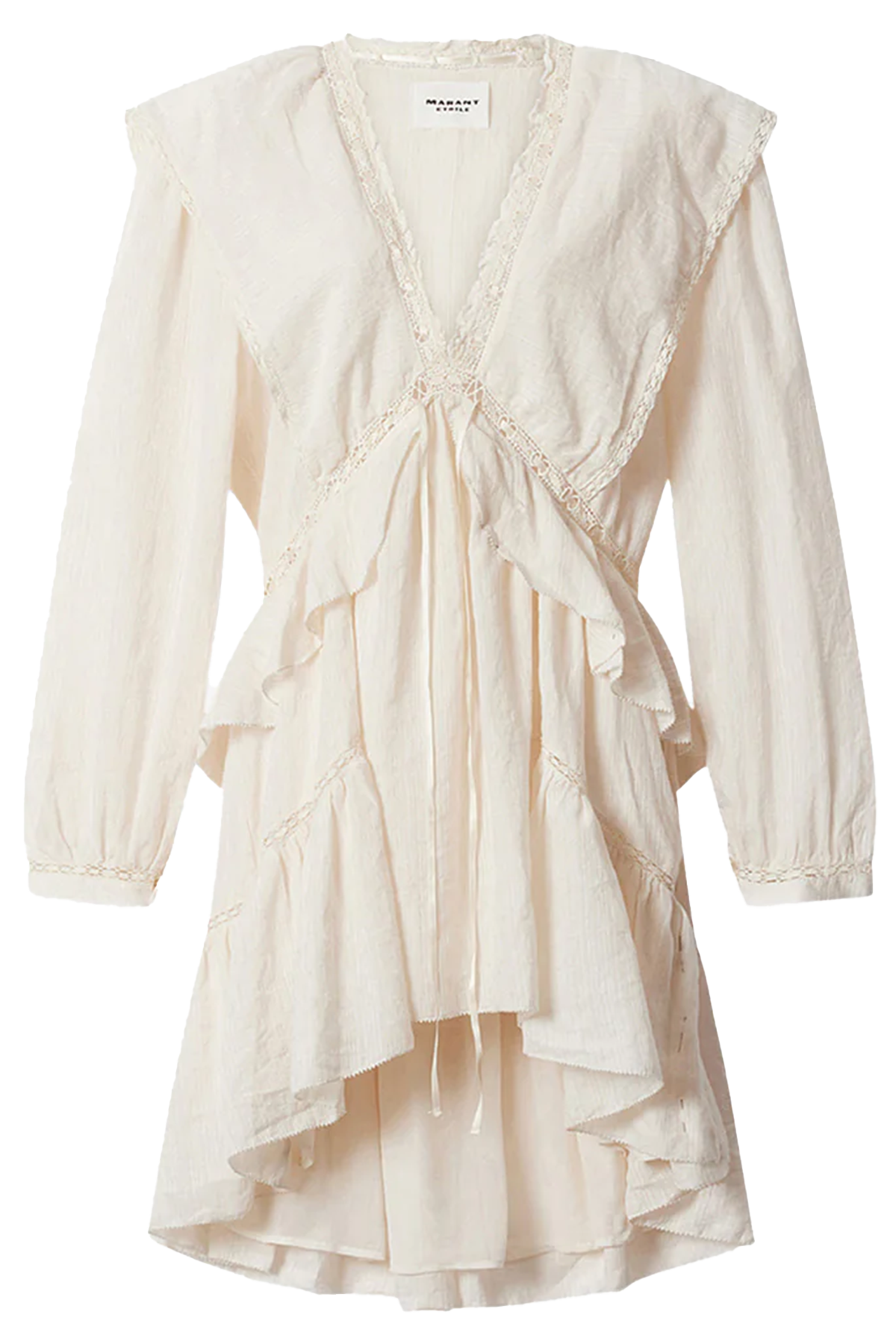 Isabel Marant Étoile Damen Kleid Damya Natur-Weiss NATUR-WEISS Bild 1