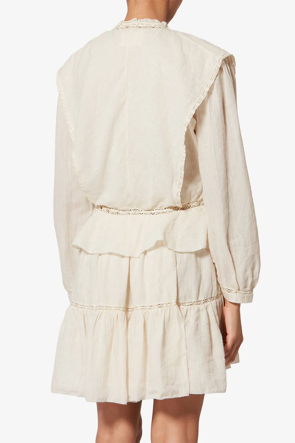 Isabel Marant Étoile Damen Kleid Damya Natur-Weiss NATUR-WEISS Bild 4