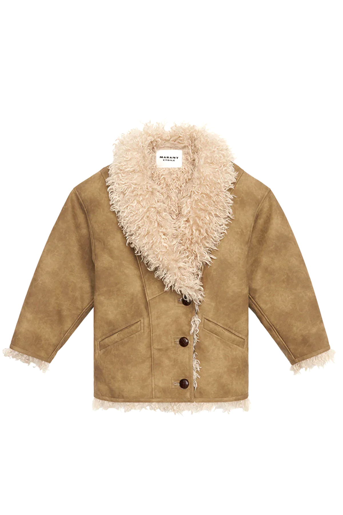 Isabel Marant Étoile Damen Mantel Clea, Taupe TAUPE 50TA Bild 1