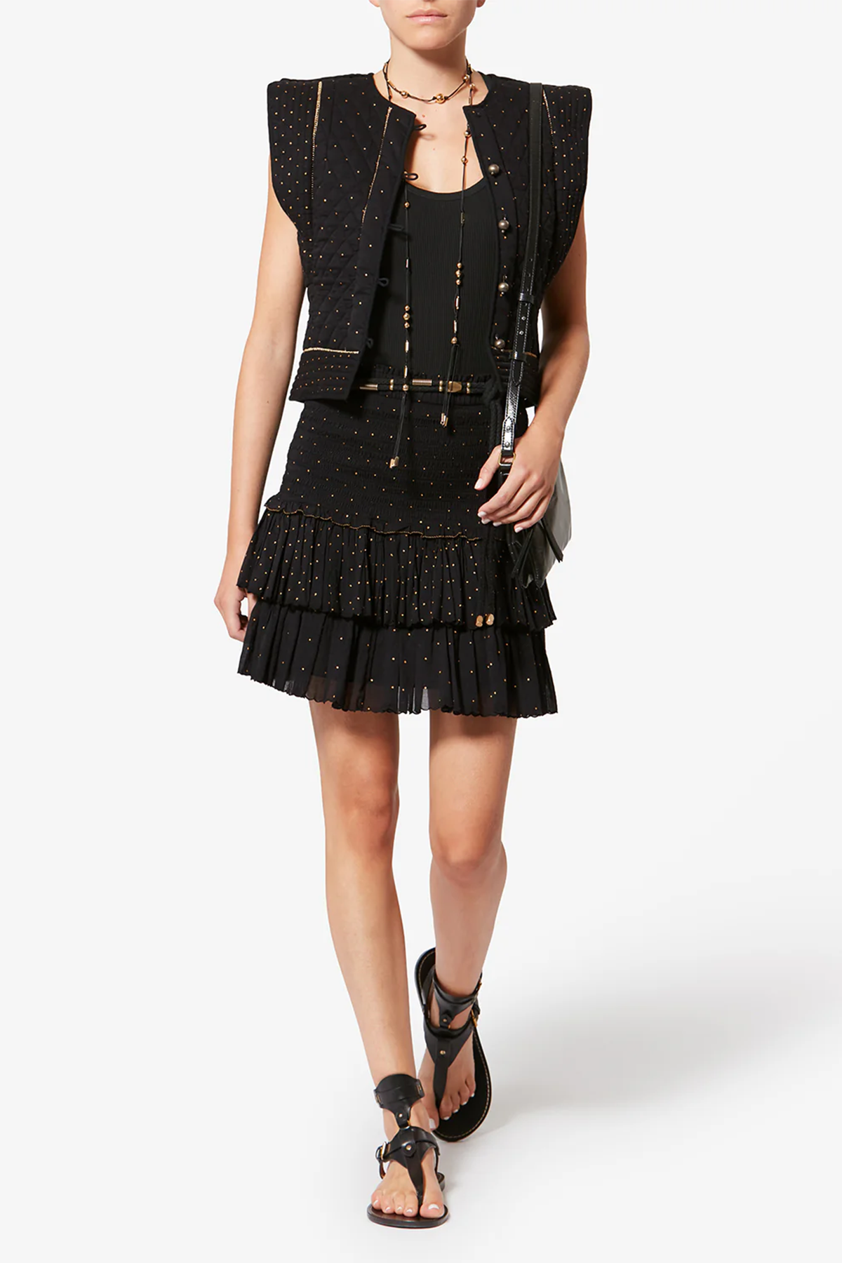 Isabel Marant Étoile Damen Weste Volana Schwarz SCHWARZ Bild 2