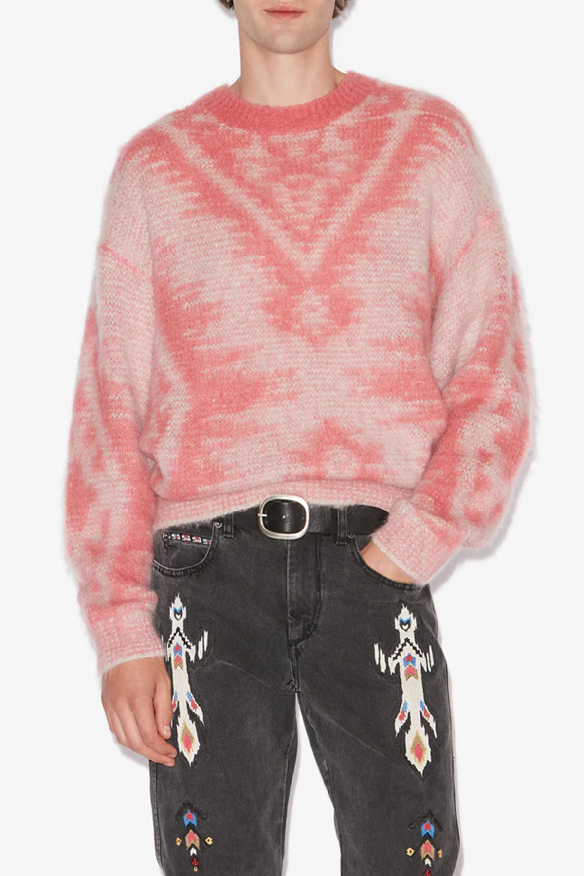 Isabel Marant Étoile Unisex Strickpullover Fabo Rosa PINK Bild 2