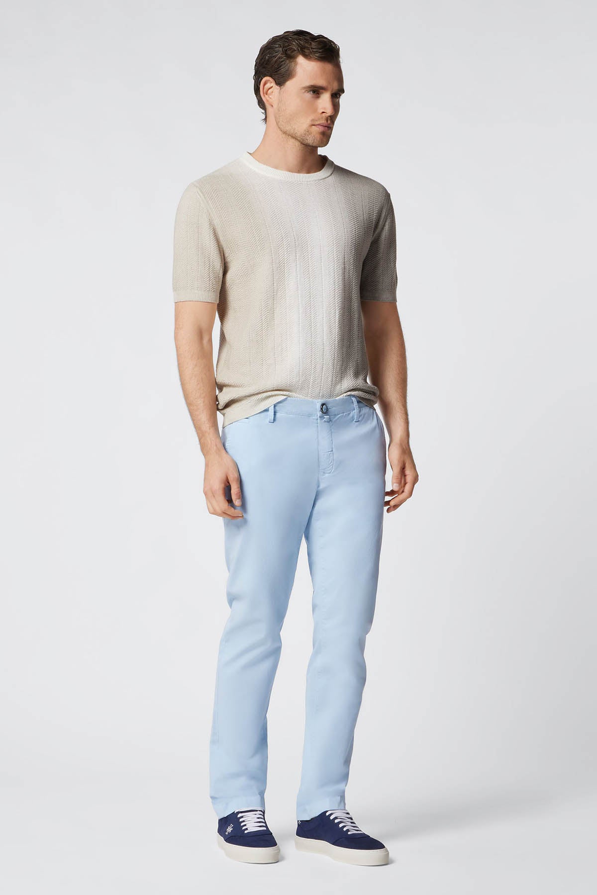 Jacob Cohen Herren Slim Fit Hose Bobby Hellblau HELLBLAU Bild 2