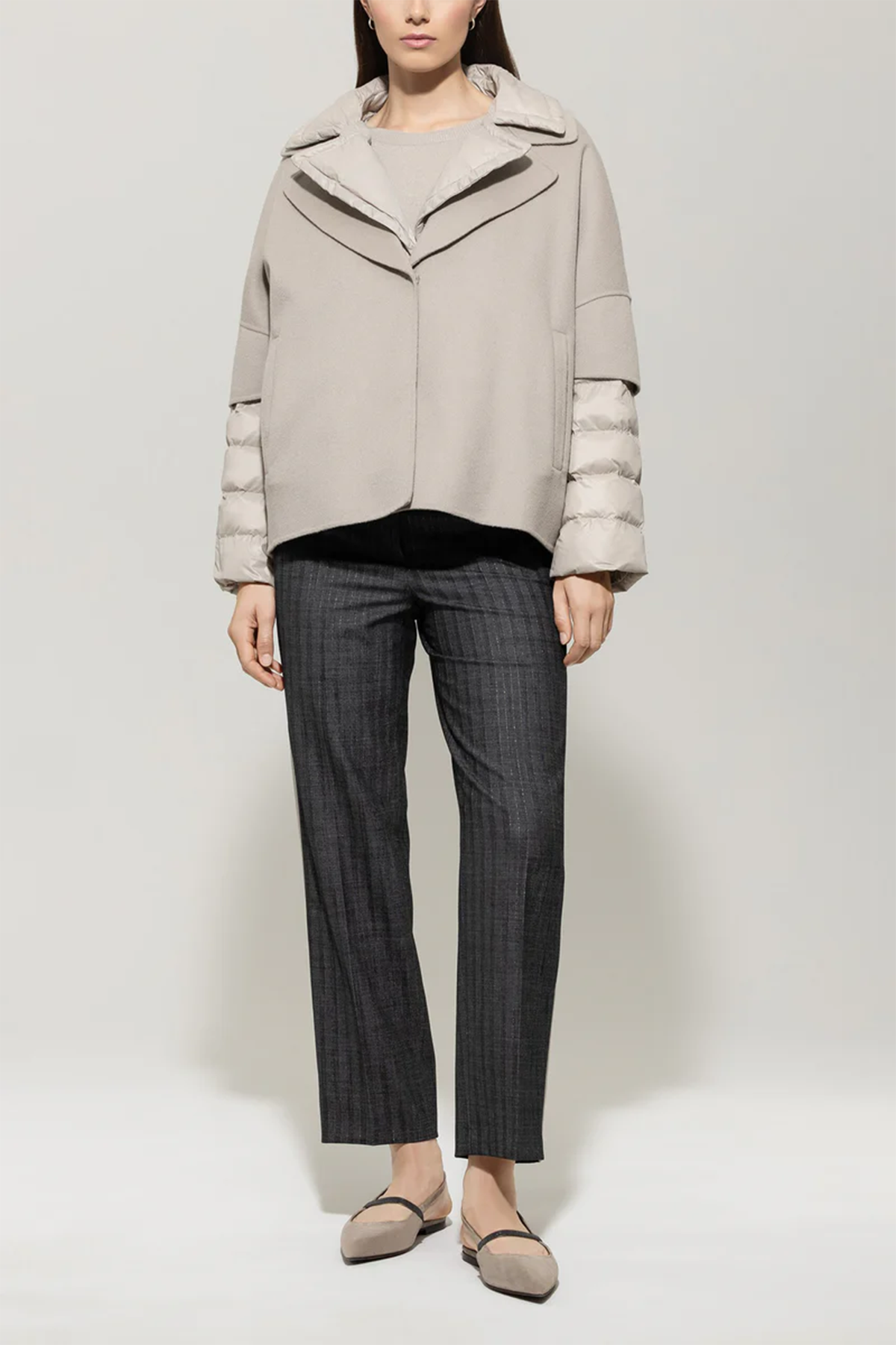 Luisa Cerano Damen Doubleface-Cape, Beige beige Bild 2