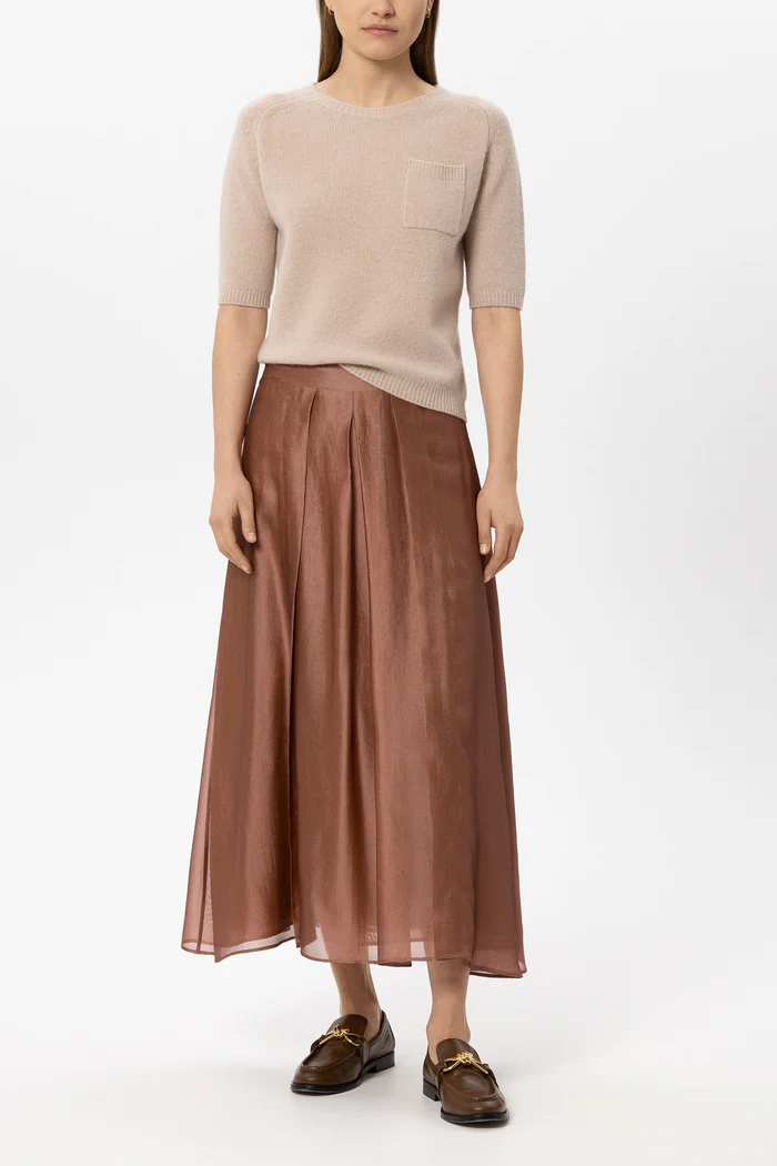 Luisa Cerano Damen Pullover aus Kaschmir-Mix Cappuccino BEIGE Bild 2