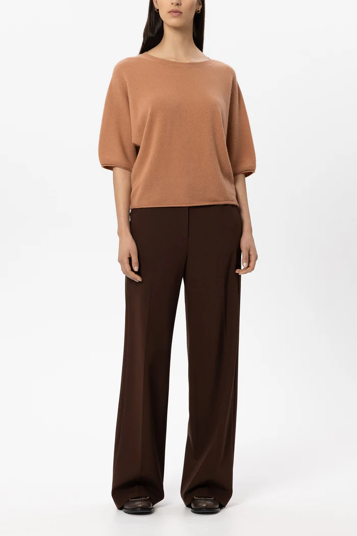 Luisa Cerano Damen Pullover aus Kaschmir-Mix Brick CORALLE ROT Bild 2