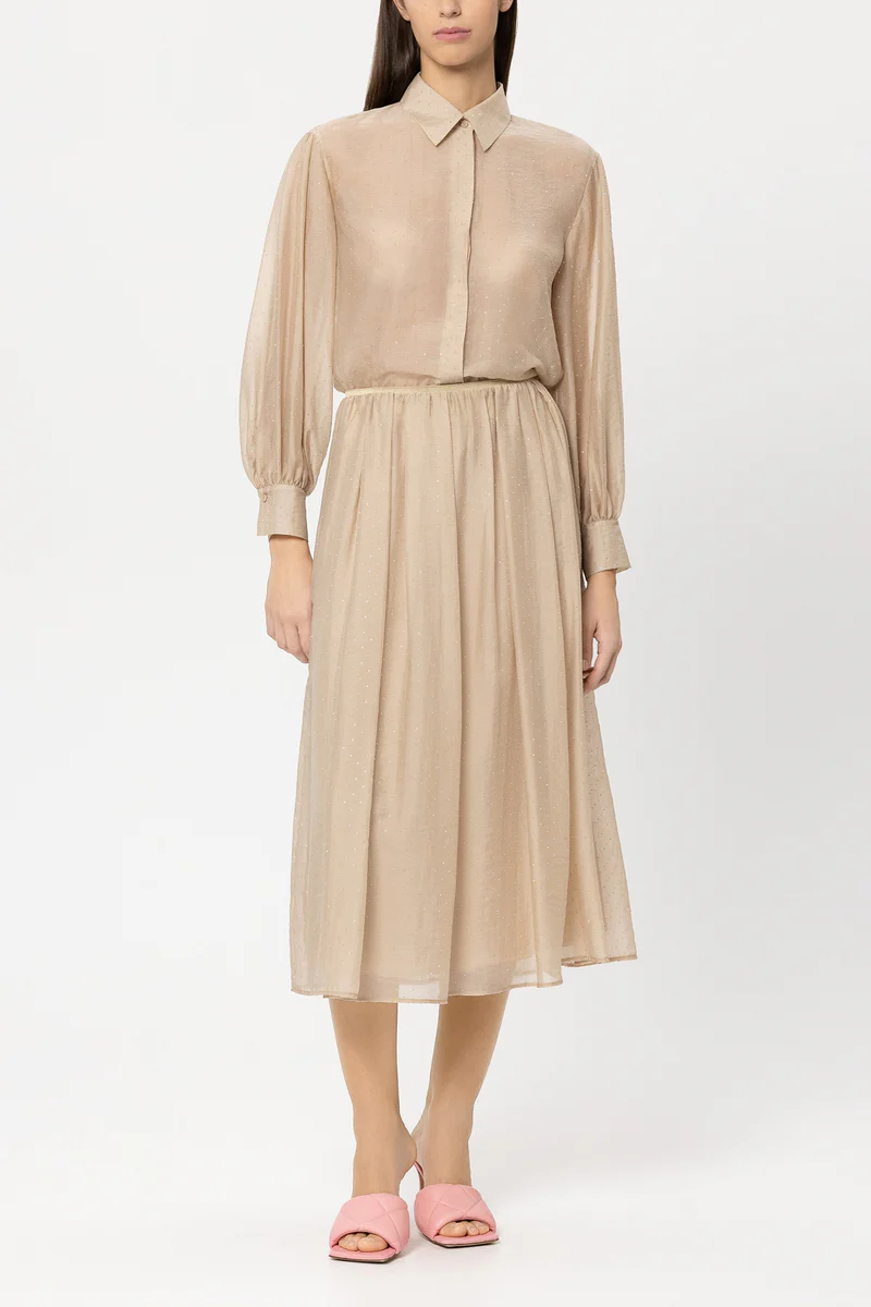 Luisa Cerano Damen Rock Beige the sprakling voile 725 Bild 2