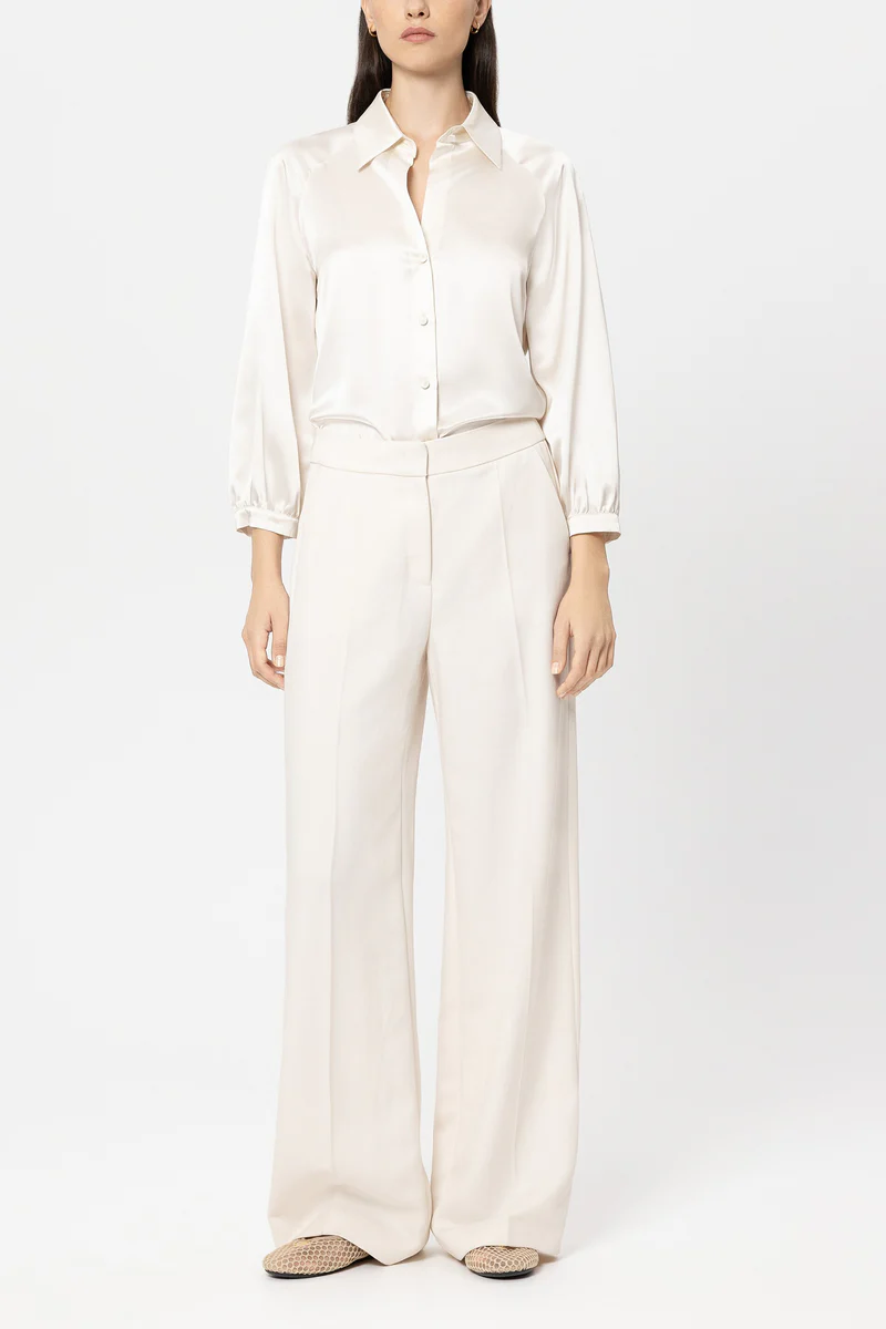 Luisa Cerano Damen Seidenbluse Cream NATUR-WEISS Bild 2