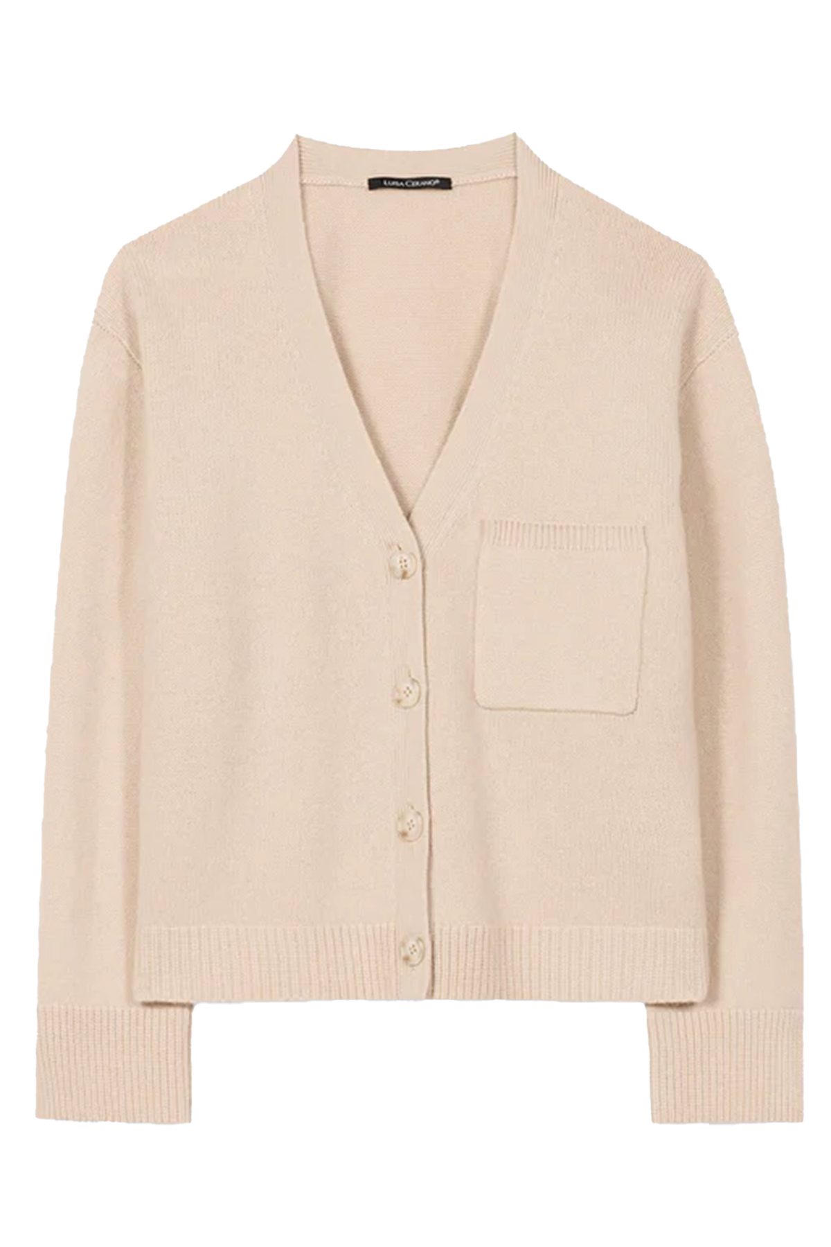 Luisa Cerano Damen Strickjacke Soft Camel BEIGE Bild 1