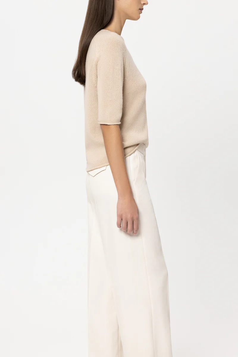 Luisa Cerano Damen Strickpullover Soft Camel BEIGE Bild 3