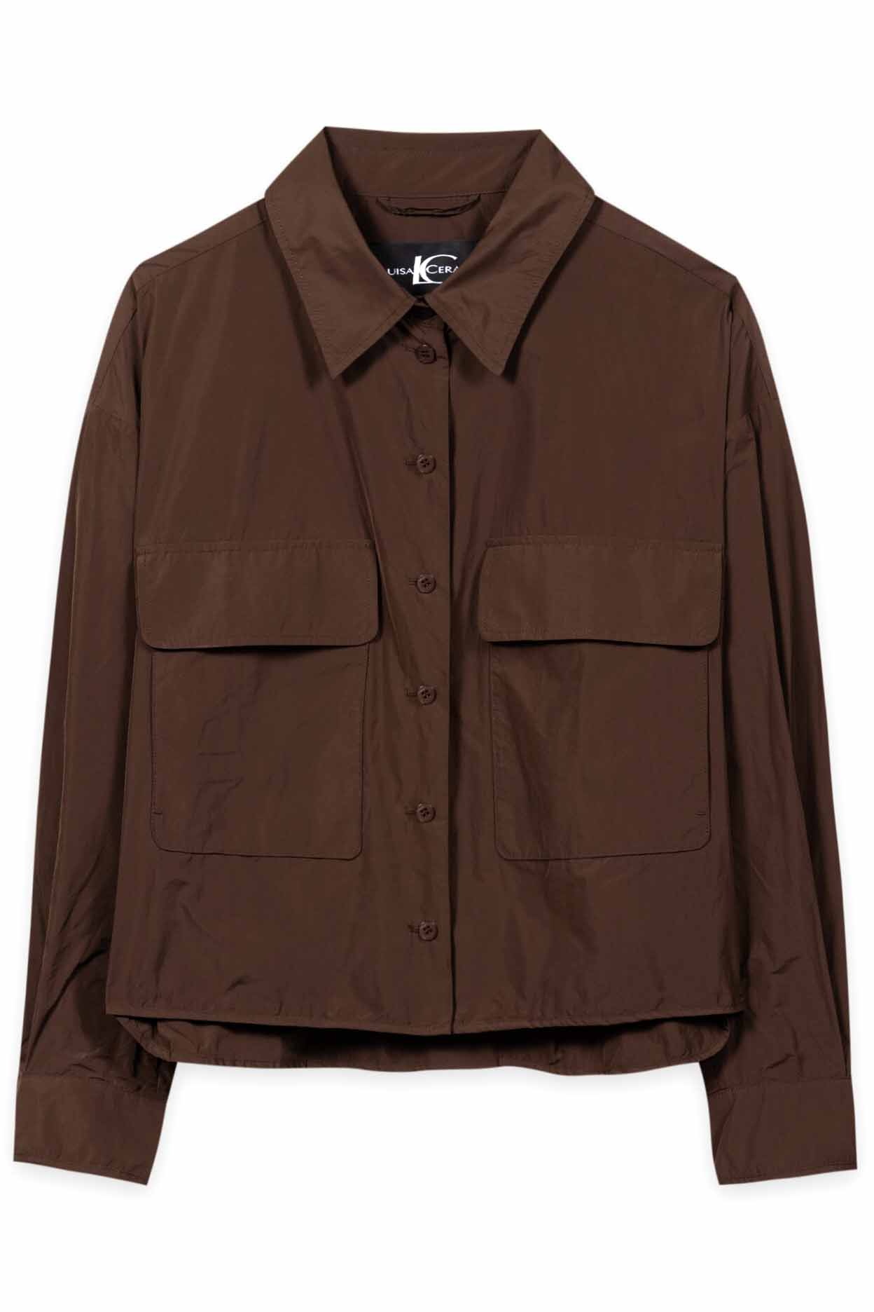 Luisa Cerano Damen Taft-Blousonjacke Marone BRAUN Bild 1