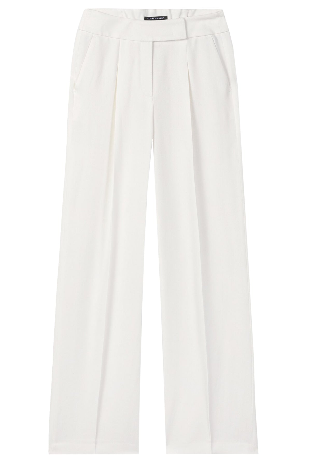 Luisa Cerano weite Damen Hose Milk NATUR-WEISS Bild 1