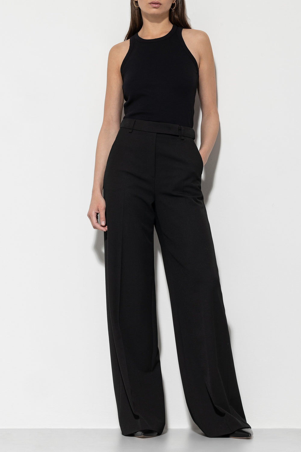 Luisa Cerano weite Damen Stoffhose Schwarz SCHWARZ Bild 2