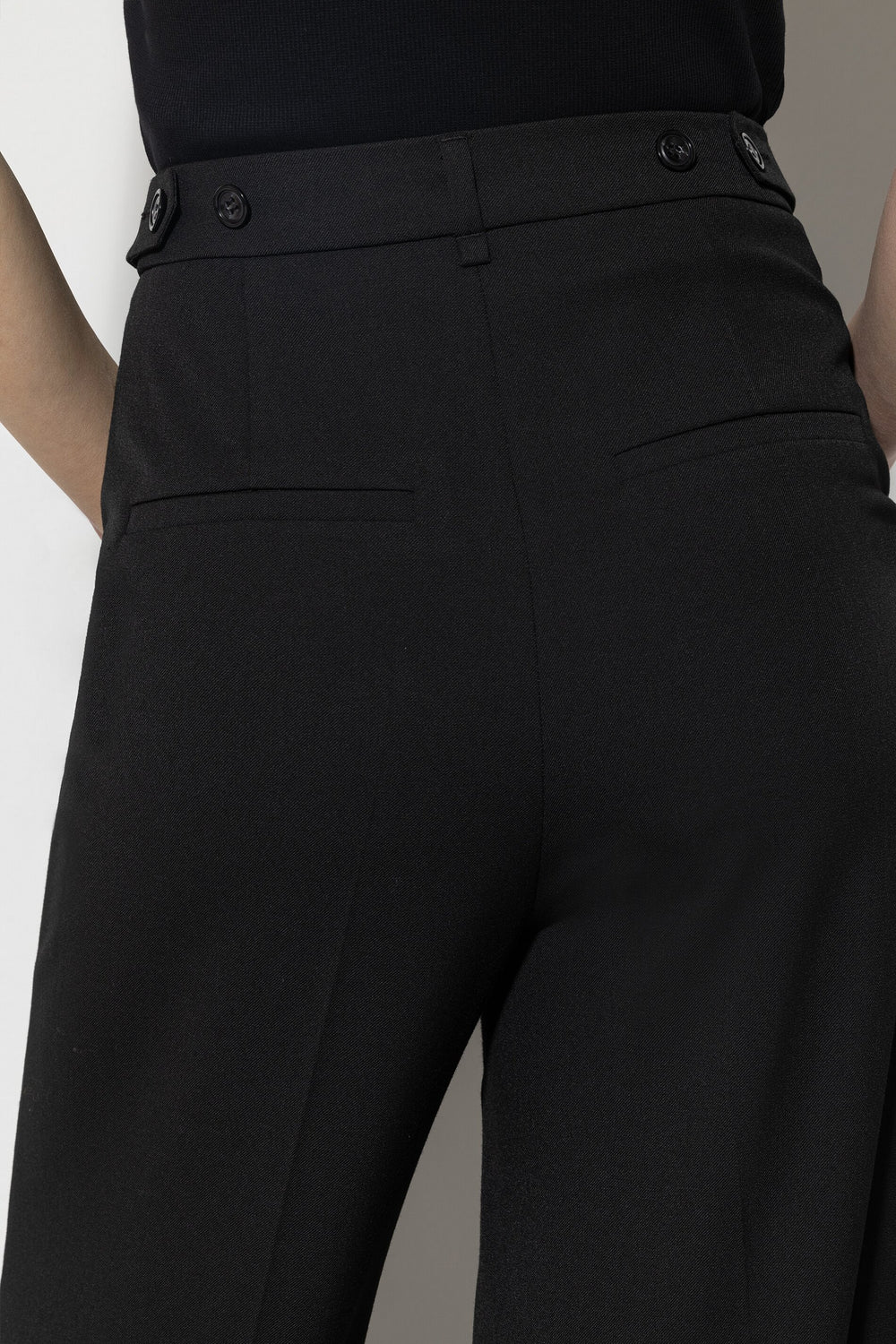 Luisa Cerano weite Damen Stoffhose Schwarz SCHWARZ Bild 5