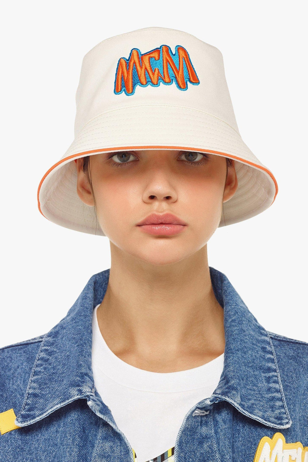 MCM BANANATEX® Bucket Hat Beige/Orange Beige/Orange Bild 2