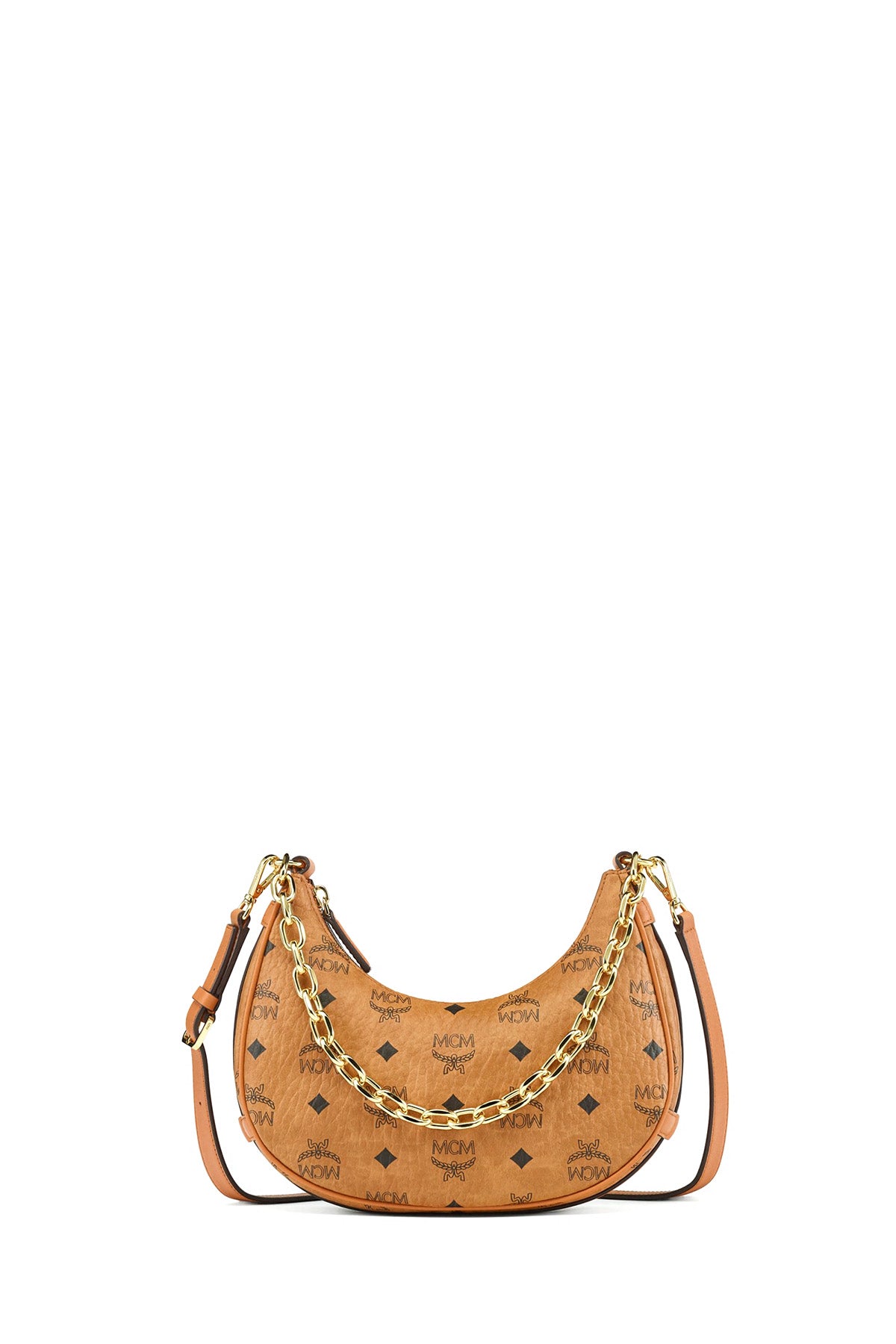 MCM Damen Schultertasche Aren Small Cognac COGNAC-BRAUN Bild 3