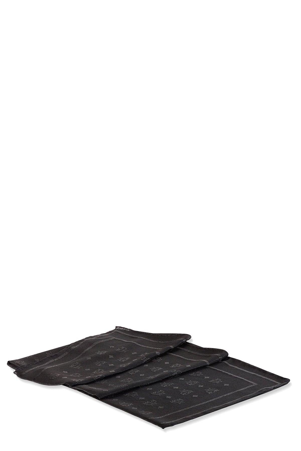 MCM Unisex Jacquard-Schal Schwarz SCHWARZ Bild 2