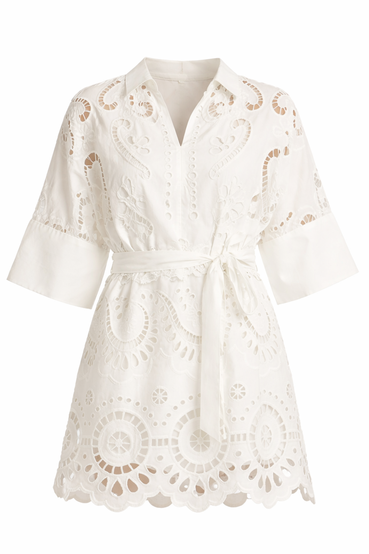 Miss June Damen Minikleid Arin Weiss WEISS Bild 1