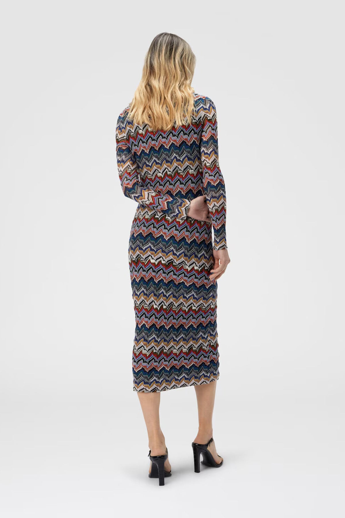 Missoni Damen Midikleid aus strukturierter Spitze Bunt SM9R3 Bild 3
