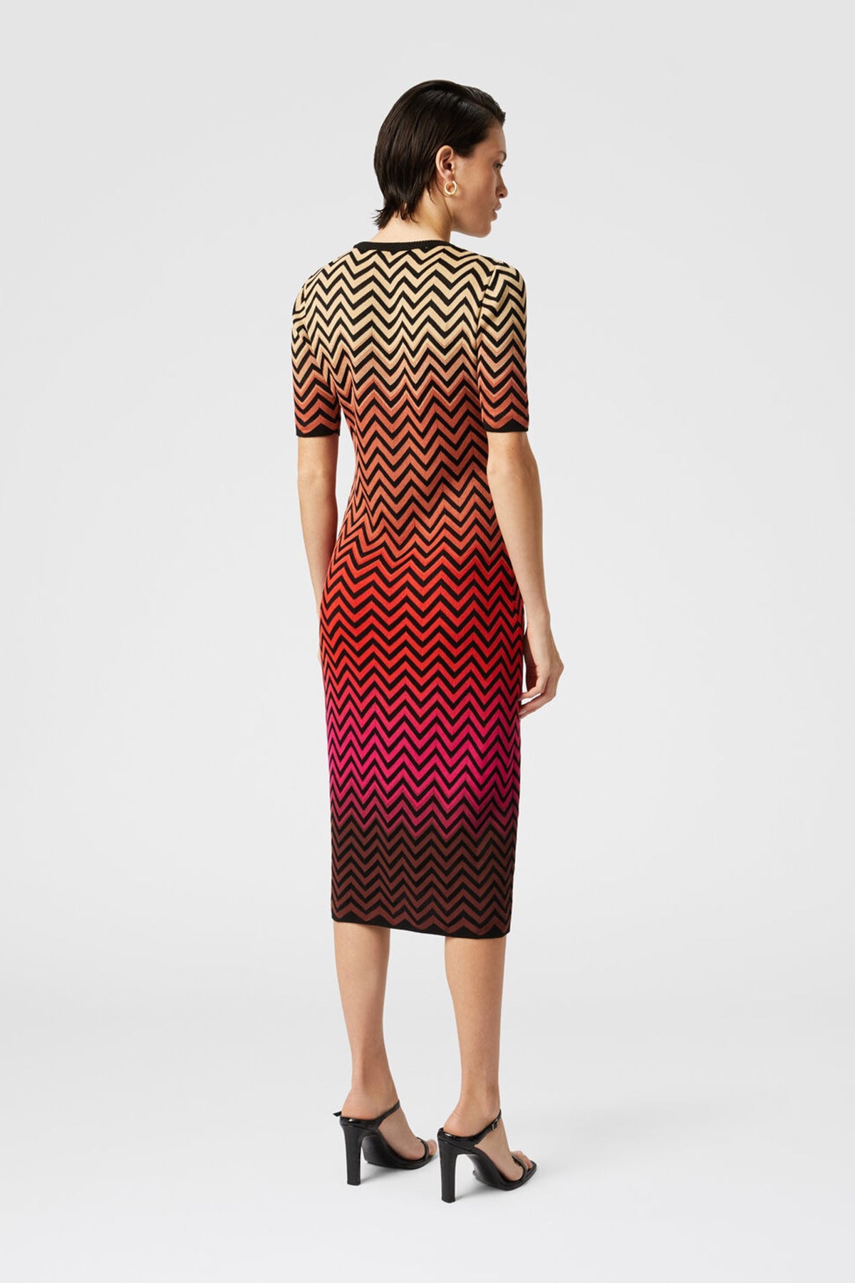Missoni Damen Midikleid Multicolor SCHWARZ Bild 4