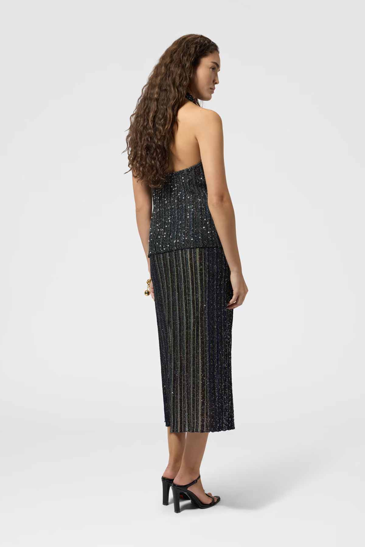 Missoni Damen Top mit Paillettenapplikationen Mehrfarbig SMSPD Bild 3