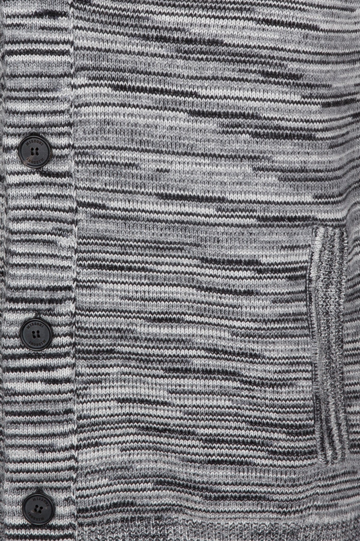 Missoni Herren Cardigan aus Kaschmir Schwarz SCHWARZ Bild 3