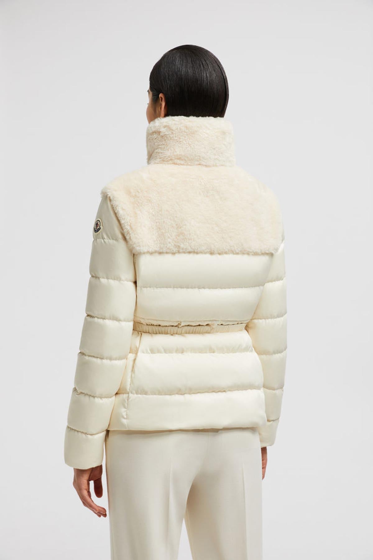 Moncler Damen Daunenjacke Oiron Creme Weiss WEISS Bild 4