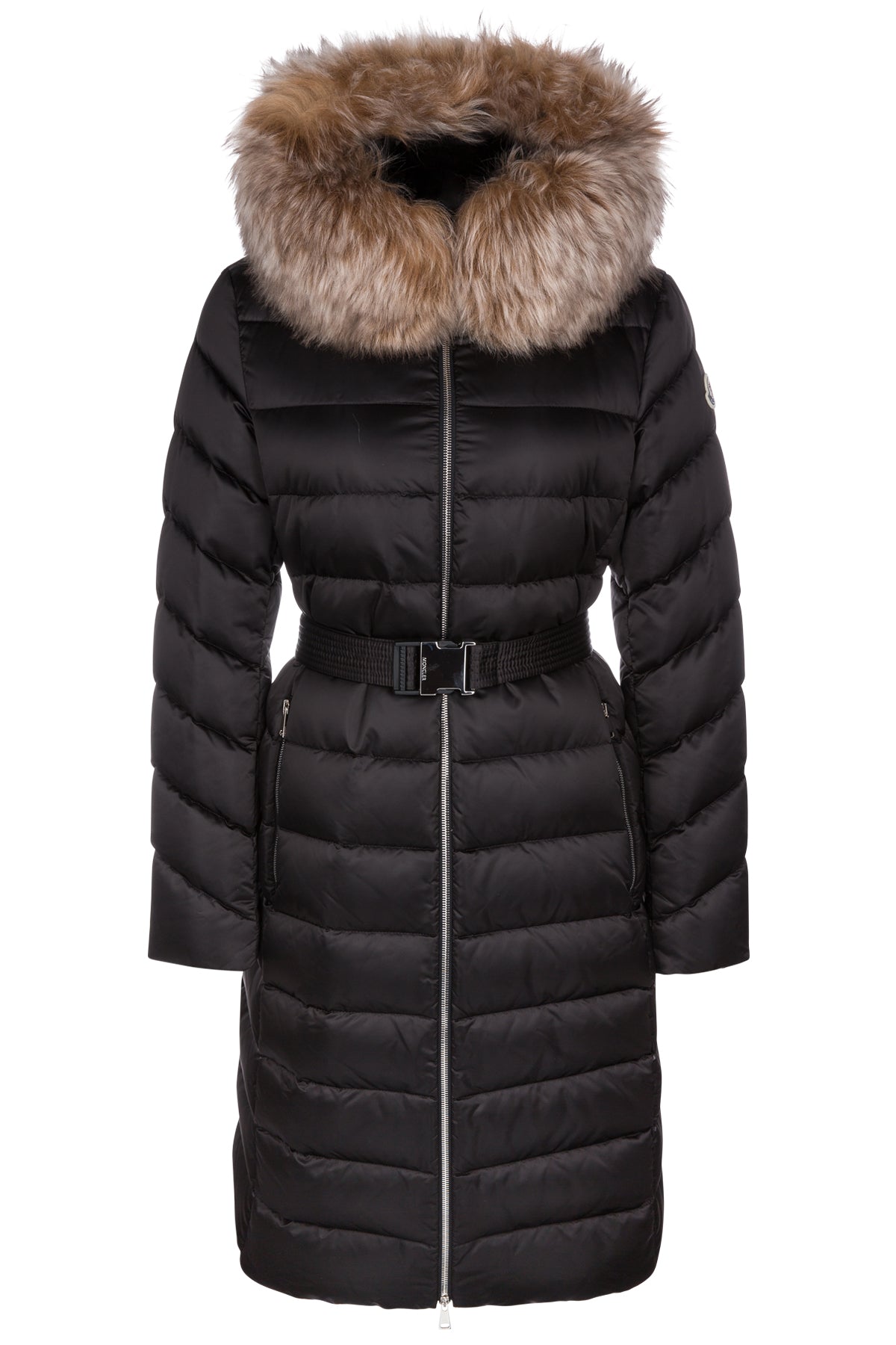 Moncler Damen Daunenmantel Leersie Schwarz - Main Image