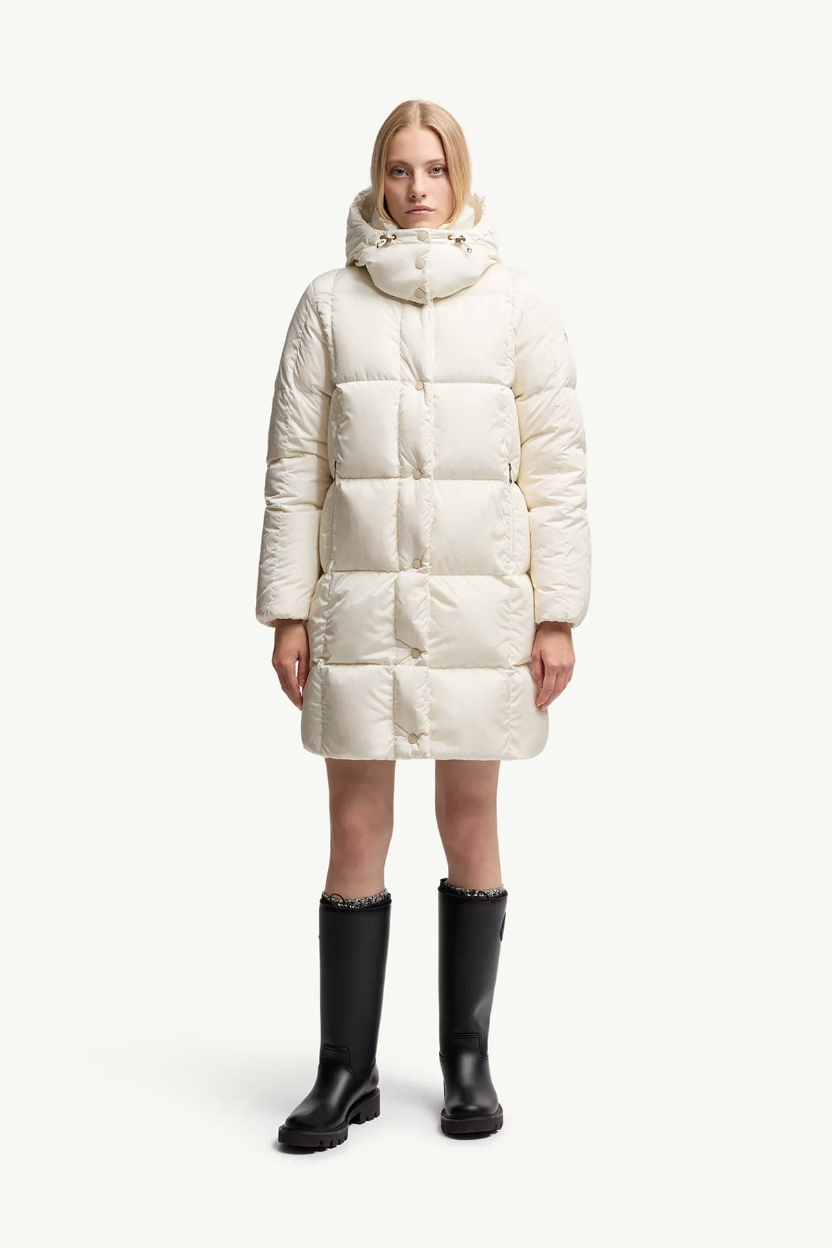 Moncler Damen Daunenmantel Litte Weiss 04A Bild 3