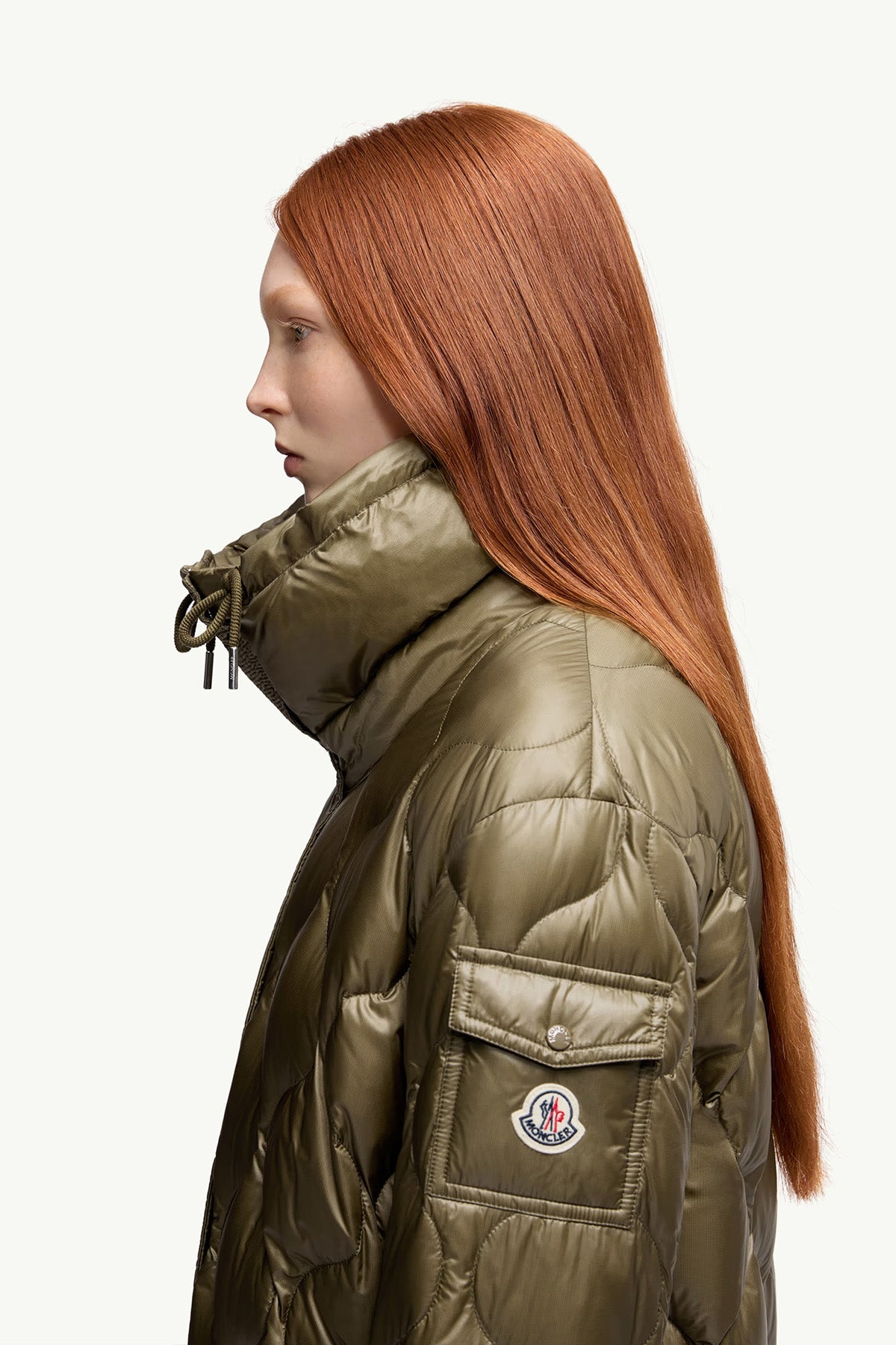 Moncler Damen Daunenparka Lombi Olive 90A Bild 4