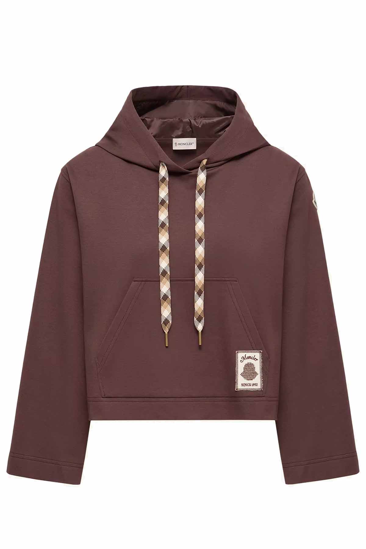 Moncler Damen Hoodie Braun 262 Bild 1