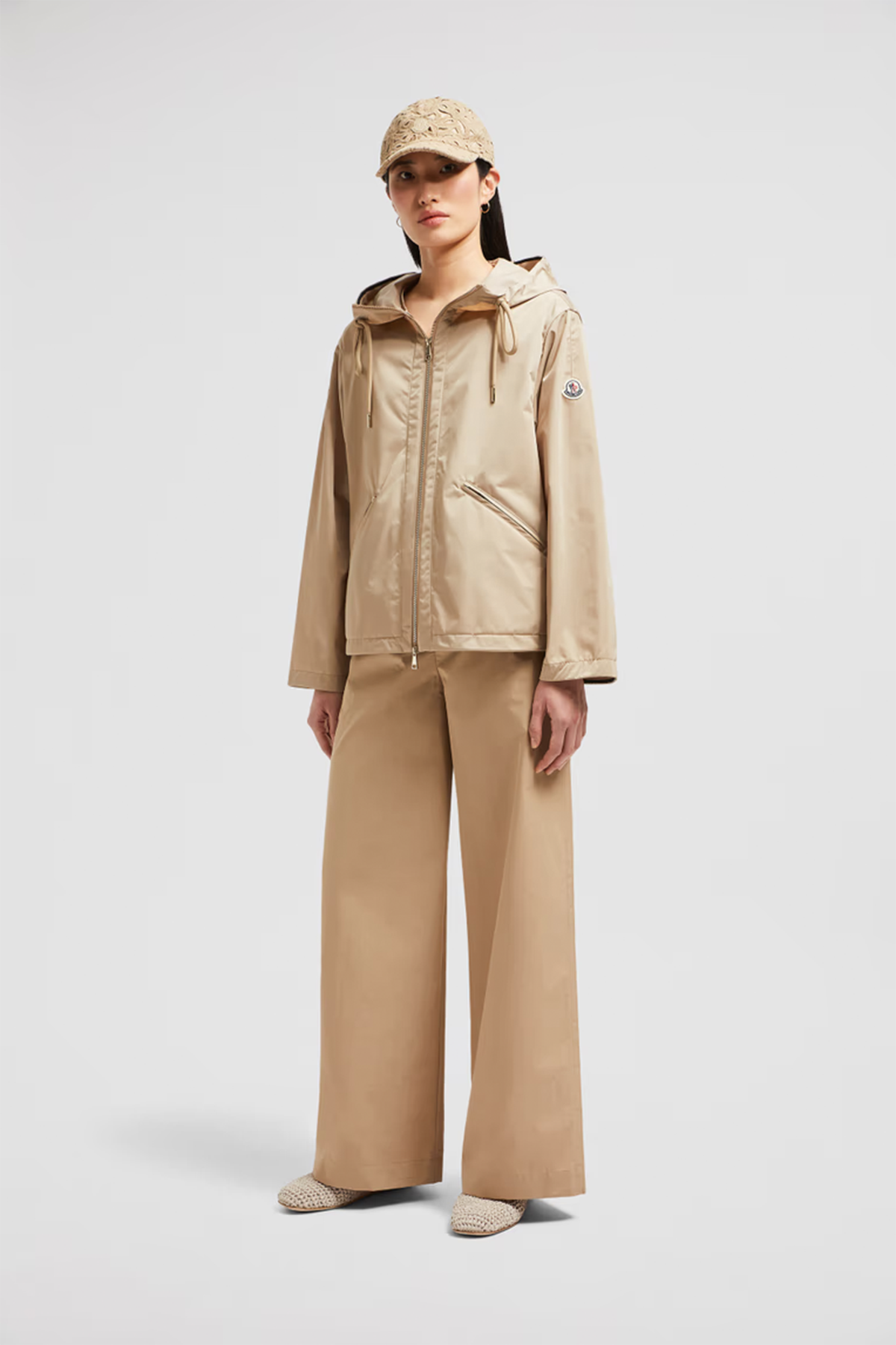 Moncler Damen Nylonjacke Cassiopea Beige BEIGE Bild 2