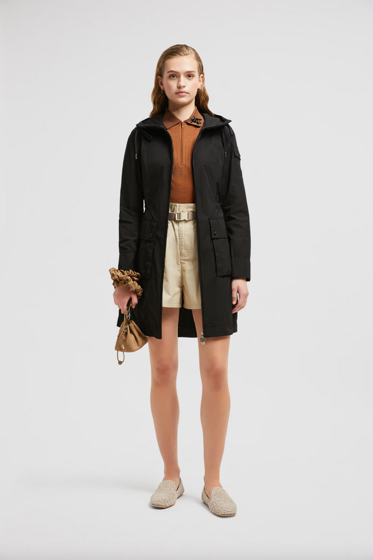 Moncler Damen Nylonparka Laerte Schwarz SCHWARZ Bild 2