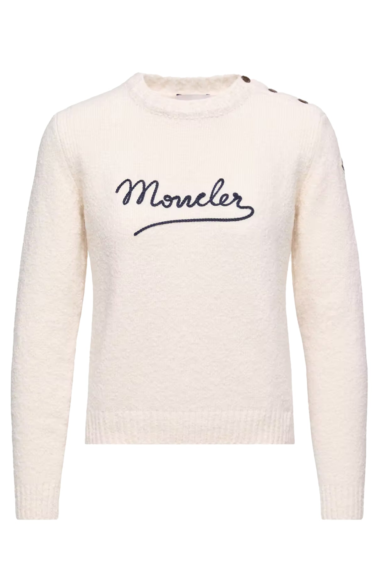 Moncler Damen Pullover Natur-Weiss WEISS Bild 1
