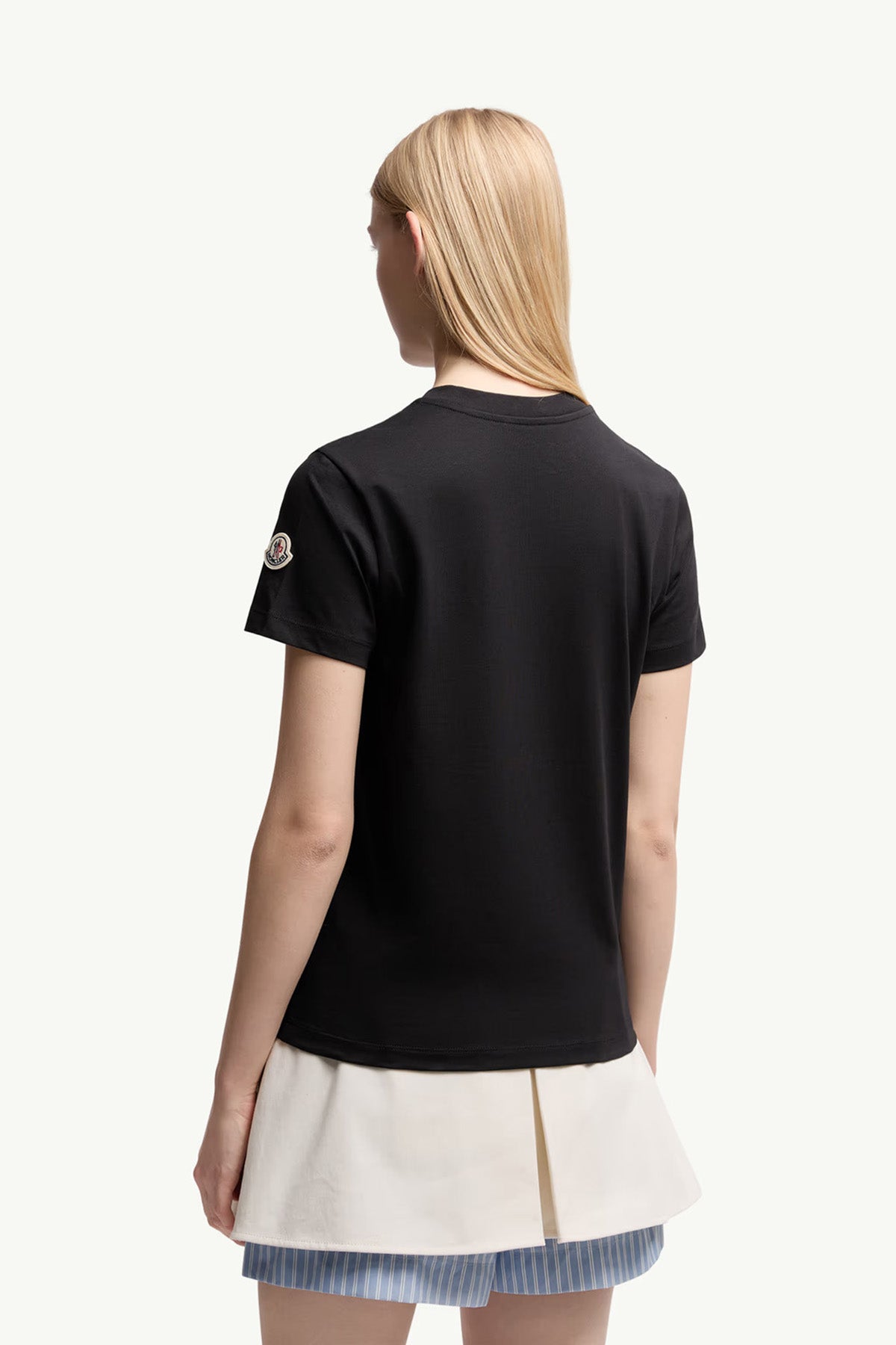 Moncler Damen T-Shirt Schwarz 999 Bild 4