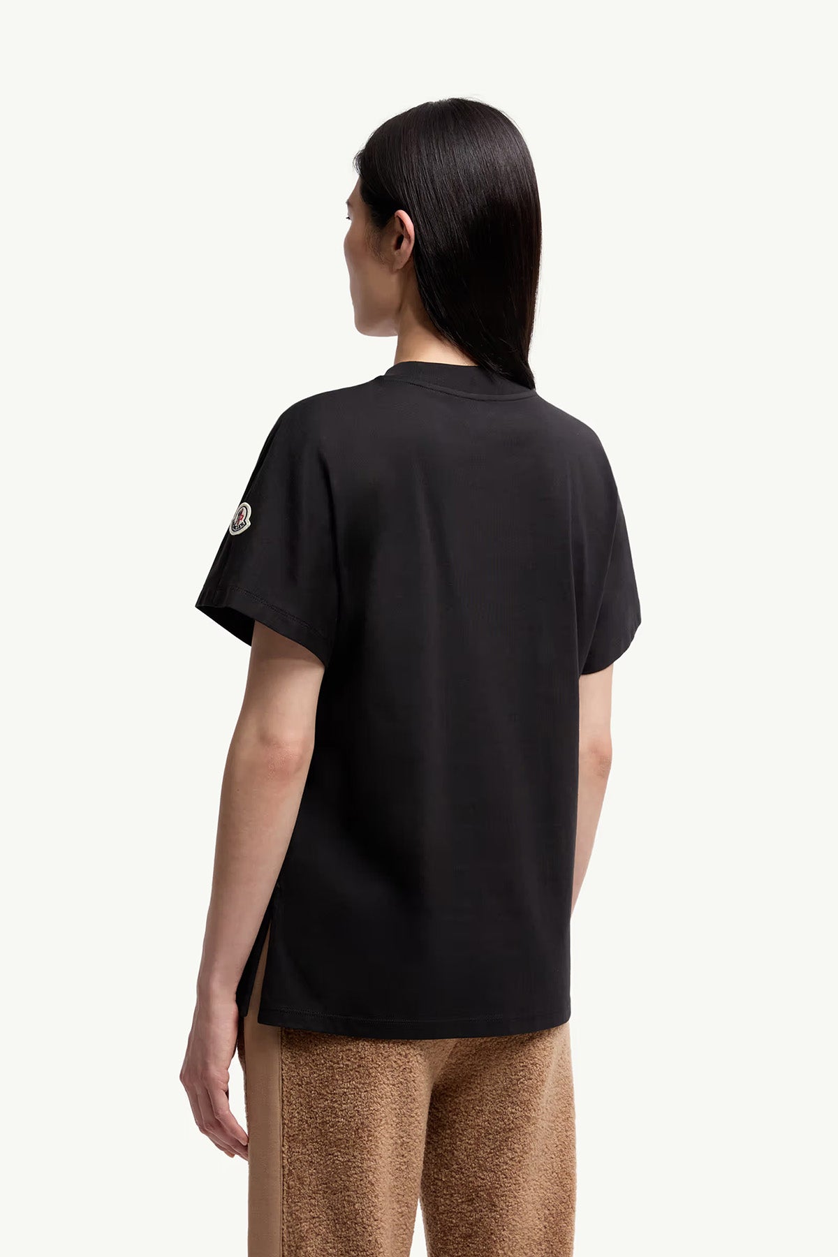 Moncler Damen T-Shirt Schwarz 999 Bild 3
