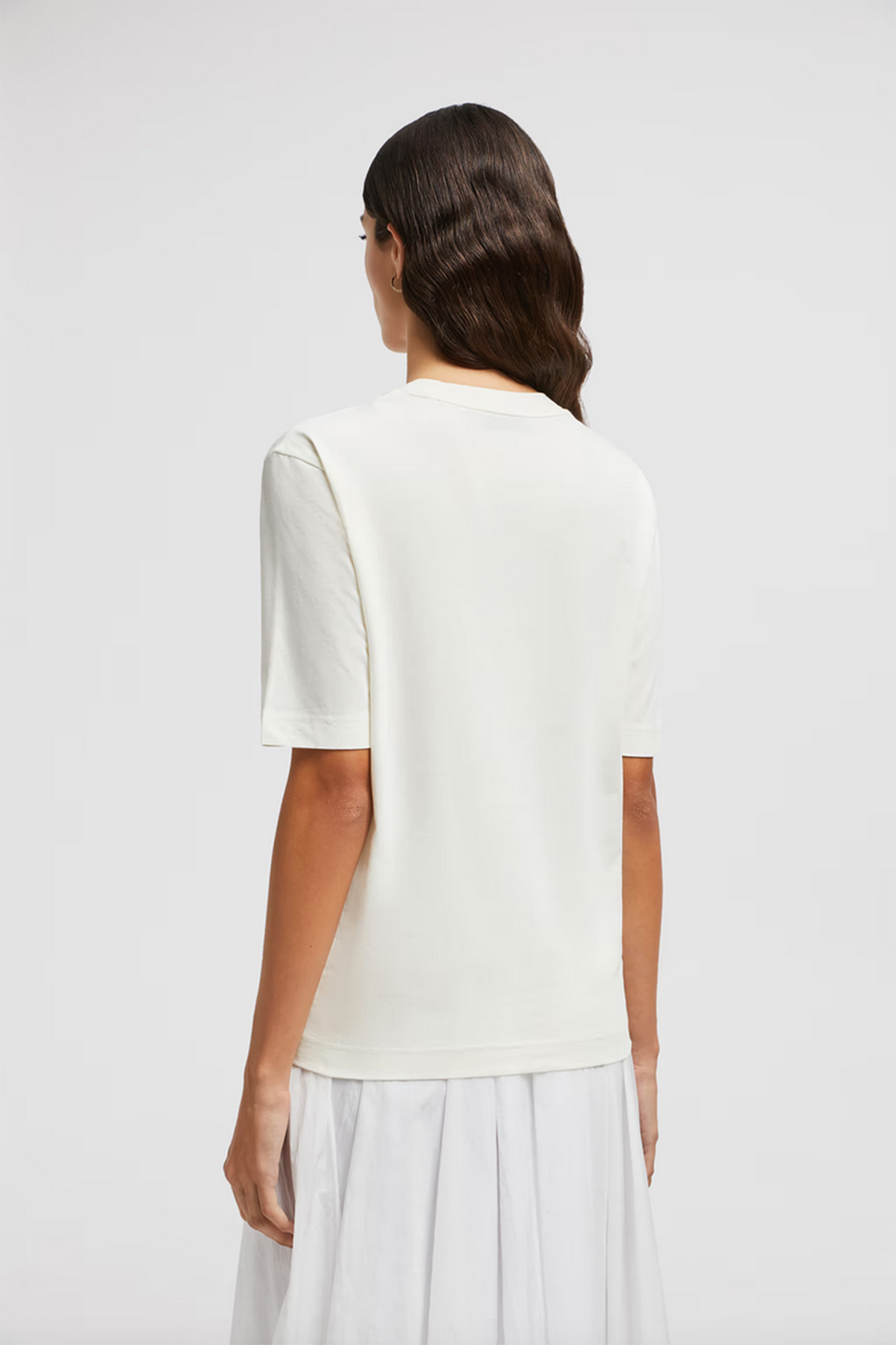 Moncler Damen T-Shirt Weiss NATUR-WEISS Bild 3