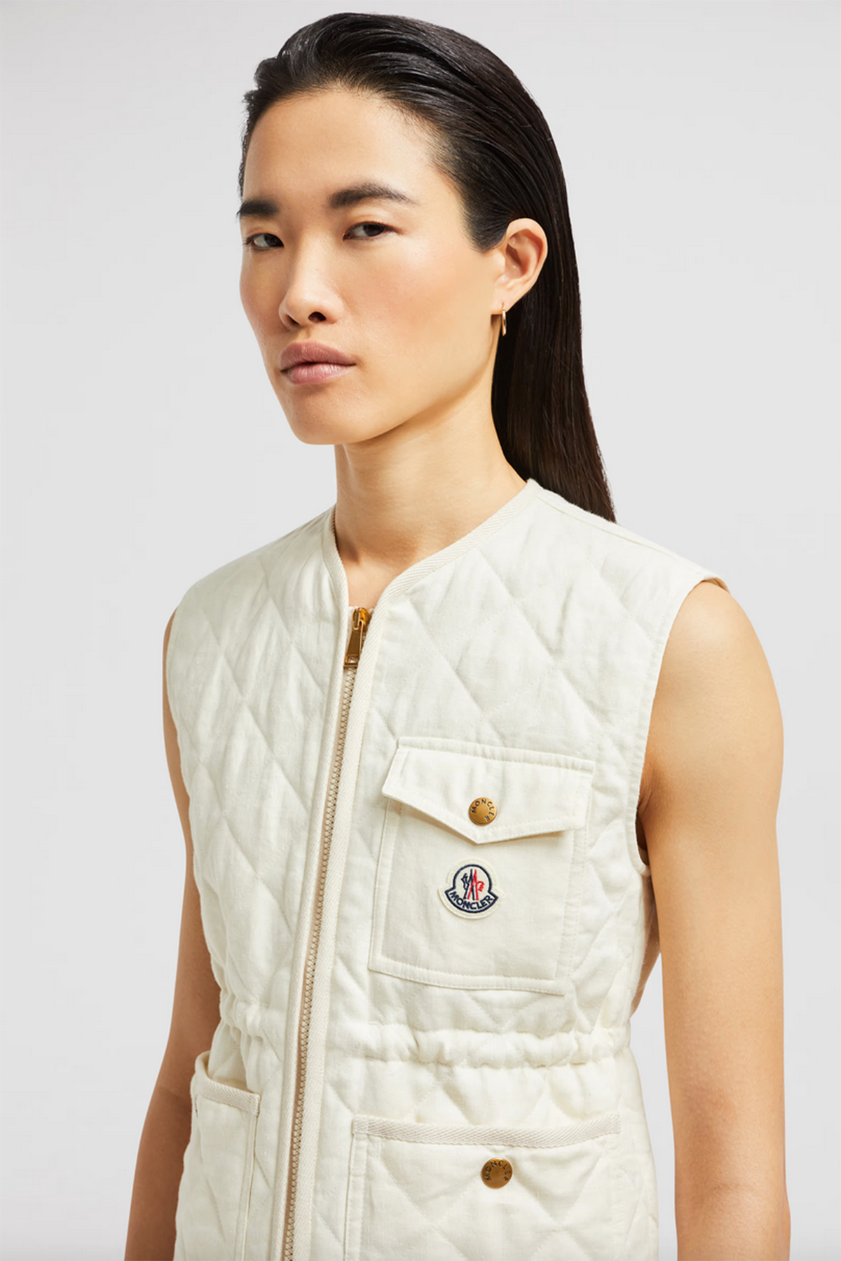 Moncler Damen Weste Vigny Weiss NATUR-WEISS Bild 5