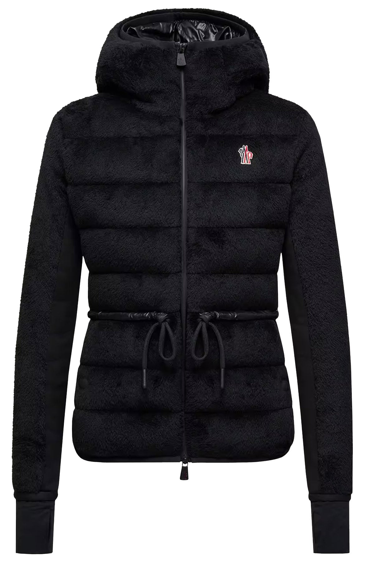 Moncler Grenoble Damen Polartec-Jacke Schwarz