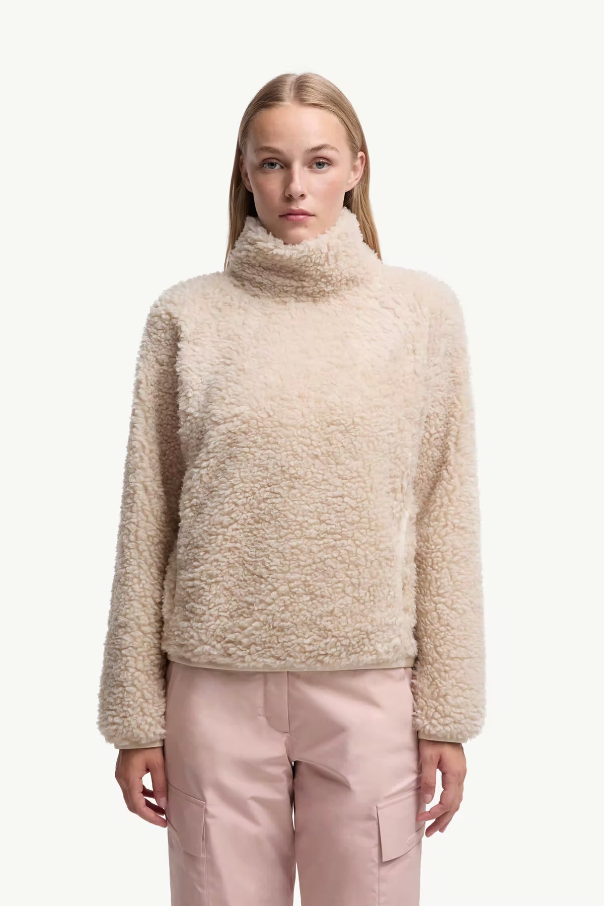 Moncler Grenoble Damen Rollkragenpullover Beige BEIGE Bild 3